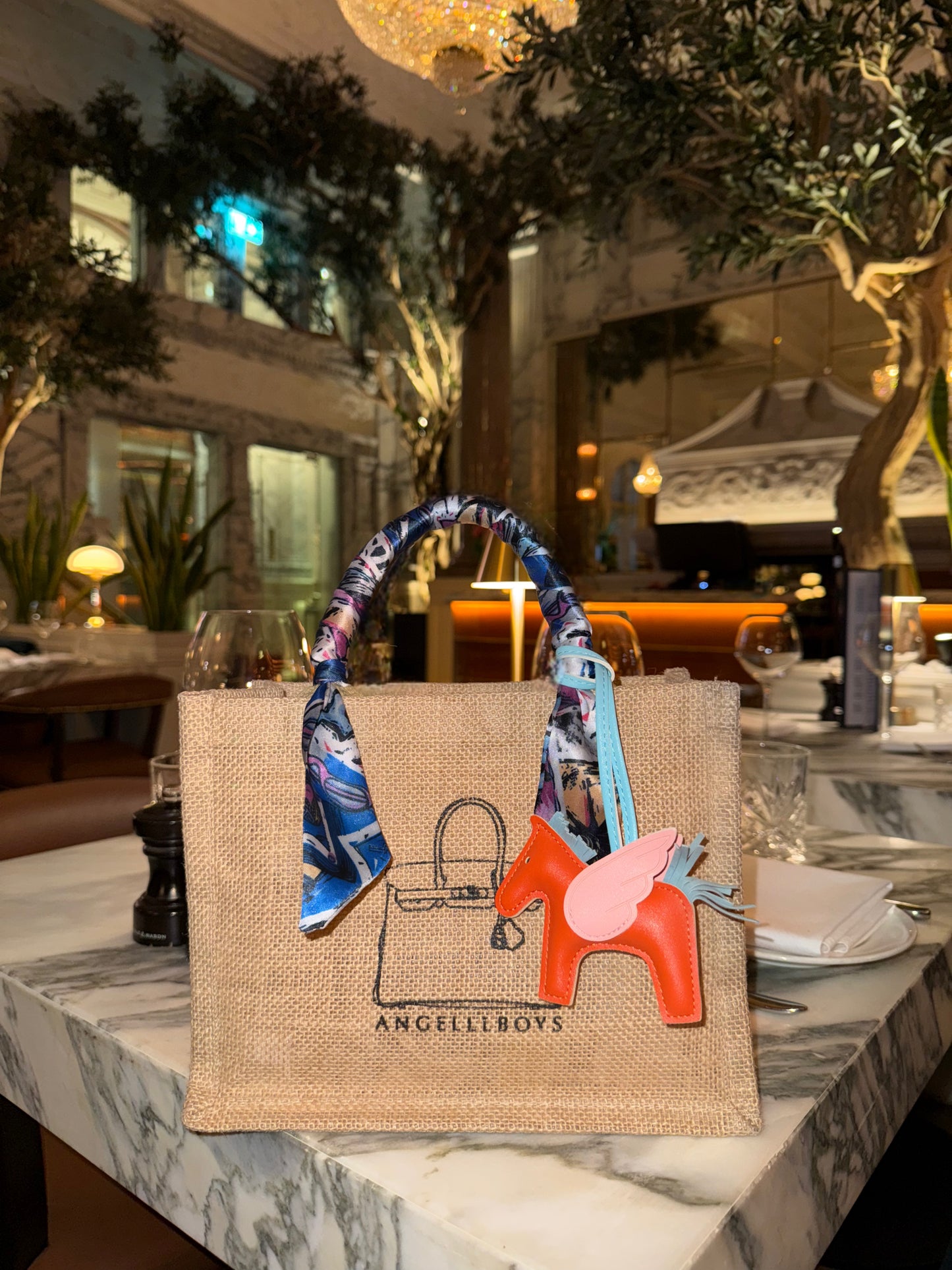 Bundle Deal: Mini Boyfriend Tote in Natural (3pcs):