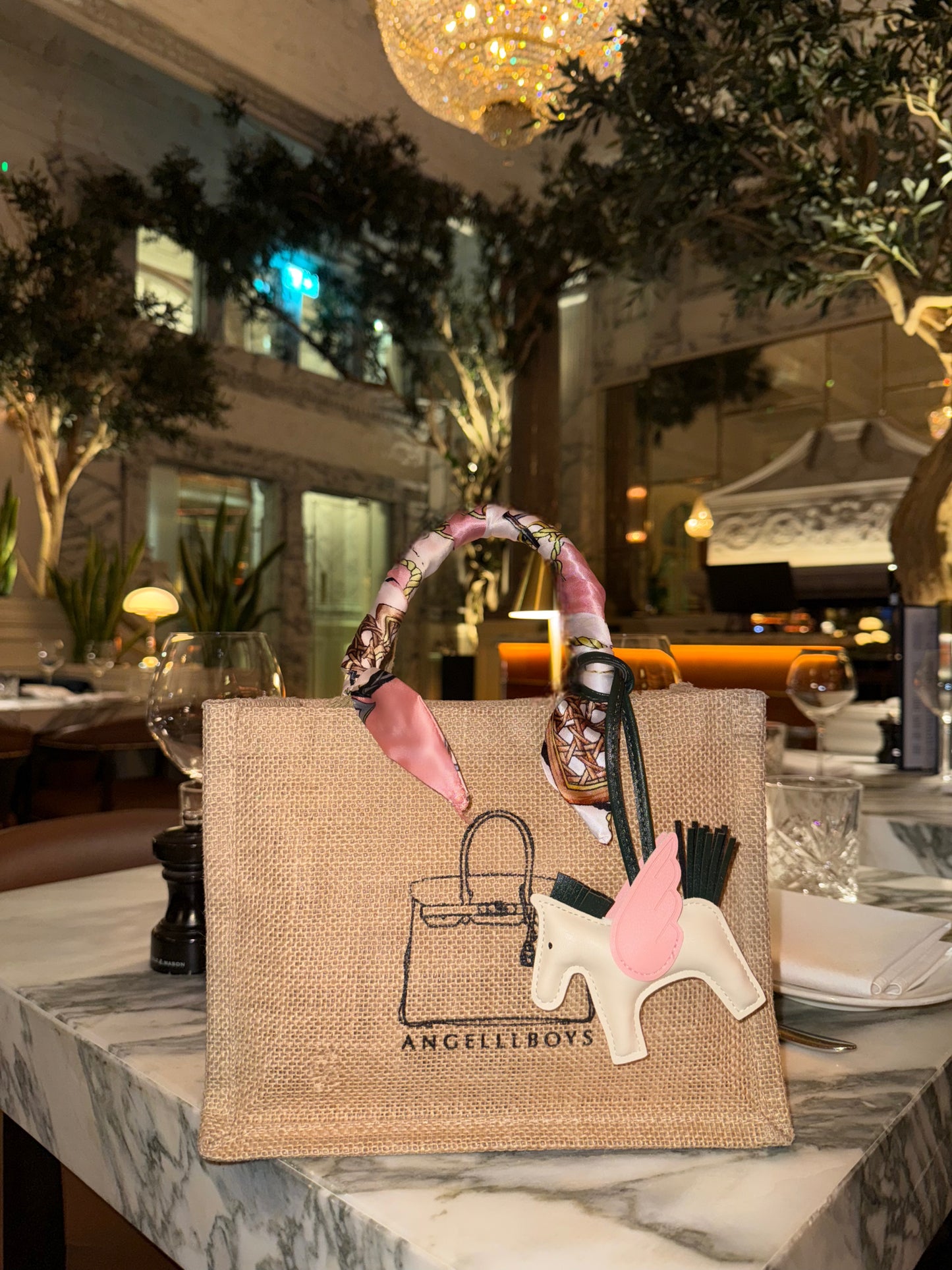 Bundle Deal: Mini Boyfriend Tote in Natural (3pcs):