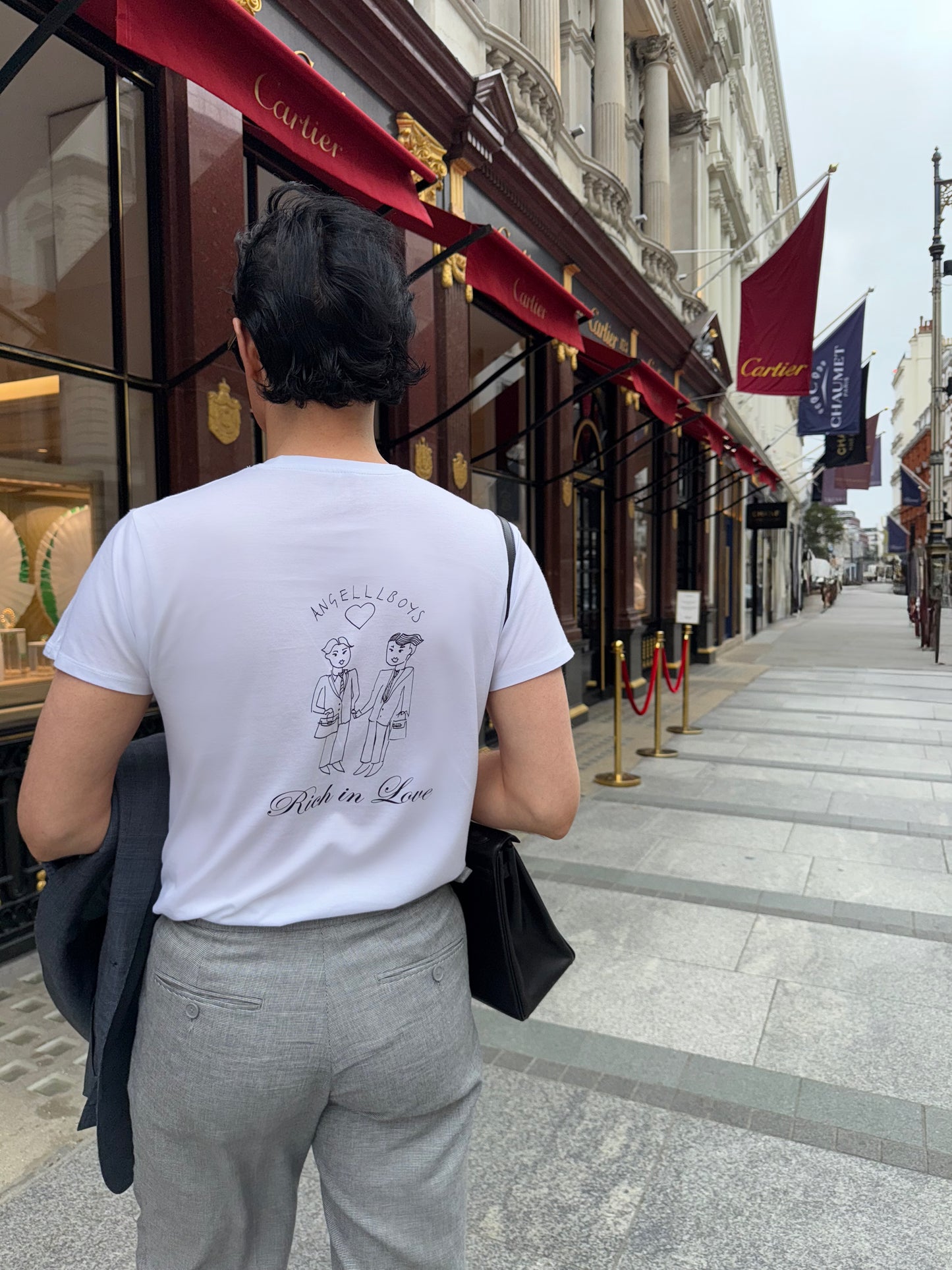 The ANGELLLBOYS Elegant T-Shirt — For Everybody in Angelic White
