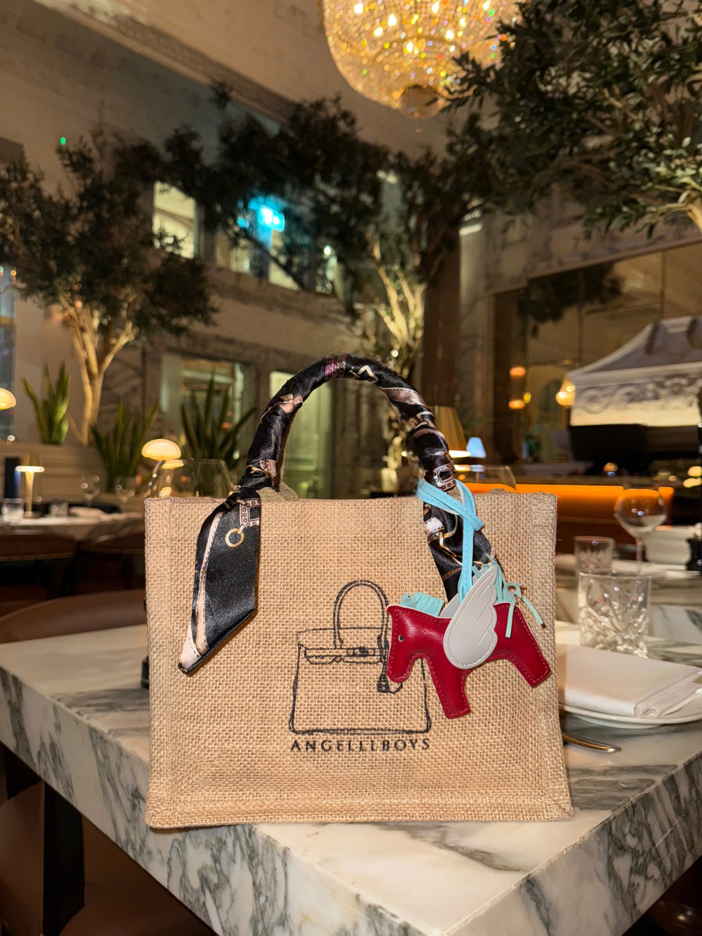 Bundle Deal: Mini Boyfriend Tote in Natural (3pcs):