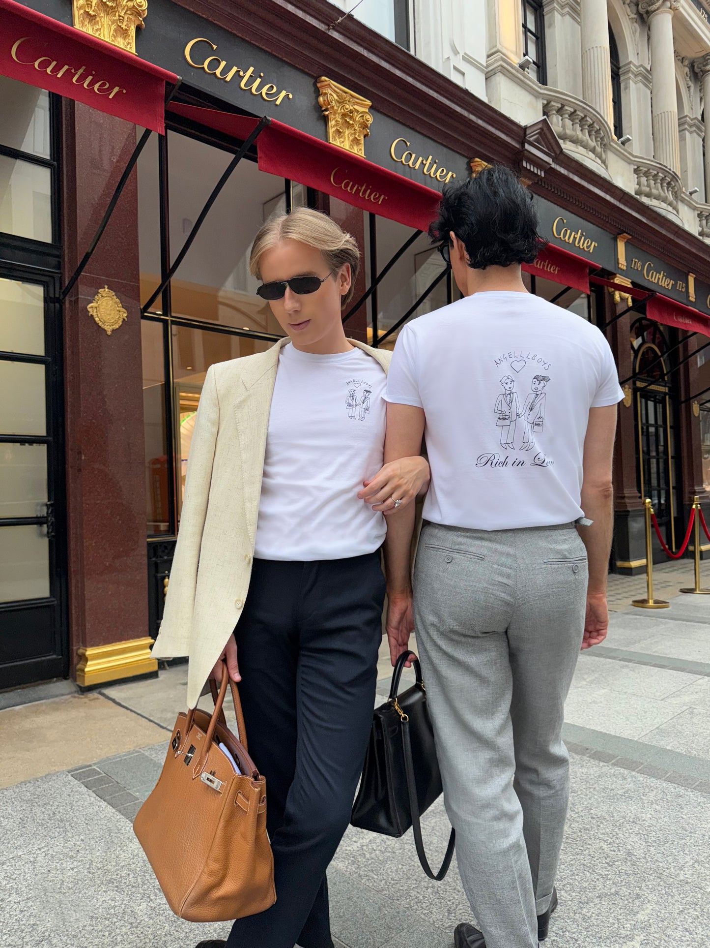 The ANGELLLBOYS Elegant T-Shirt — For Everybody in Angelic White