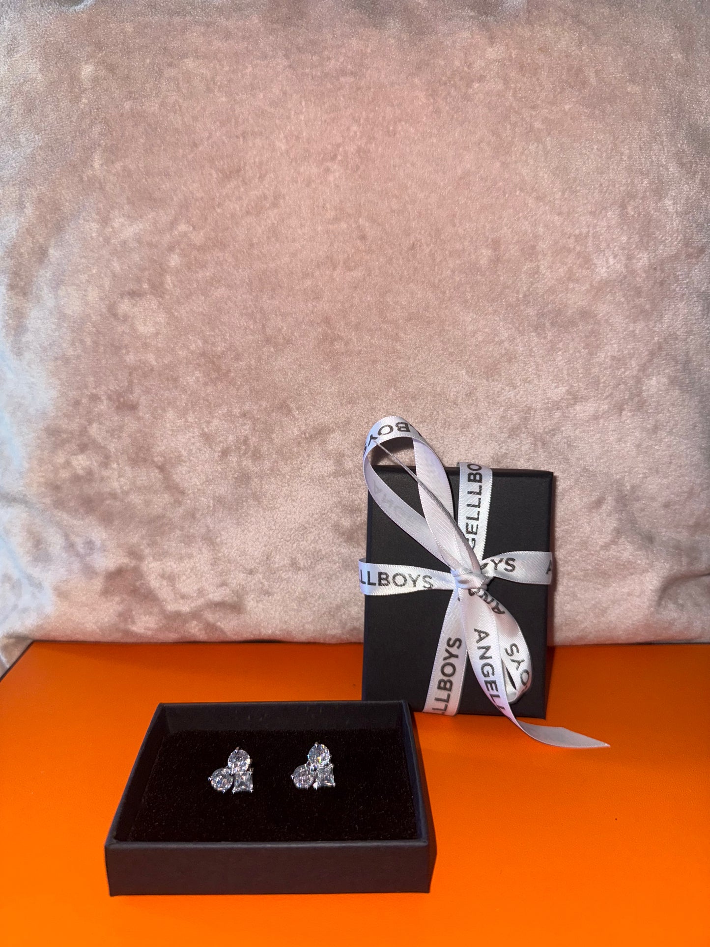 The Diamond Heart Fantasy Earrings