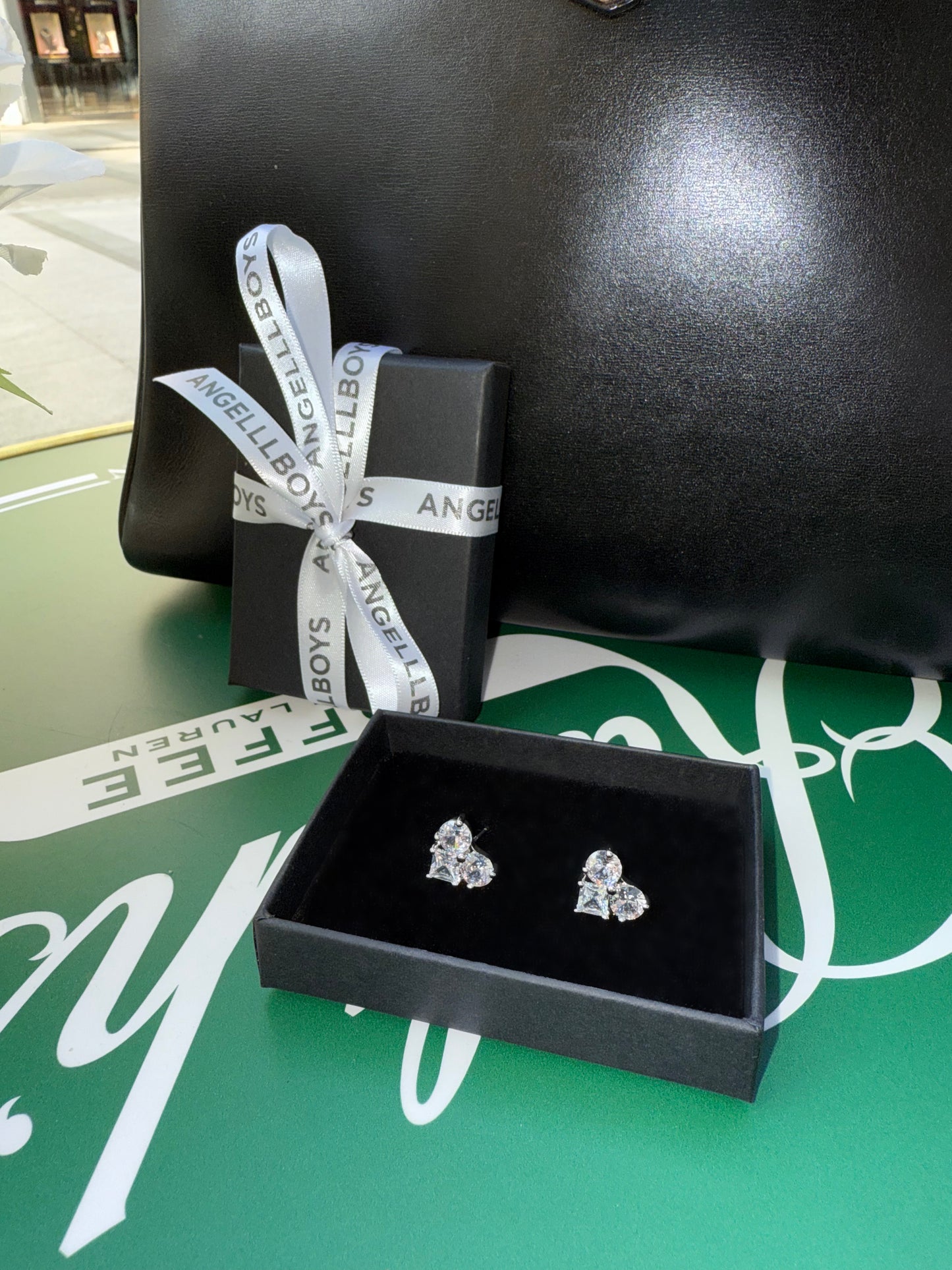 The Diamond Heart Fantasy Earrings