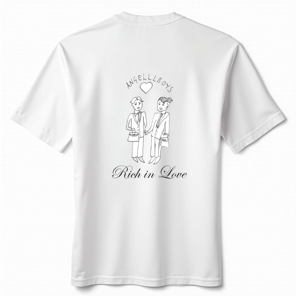 The ANGELLLBOYS Elegant T-Shirt — For Everybody in Angelic White