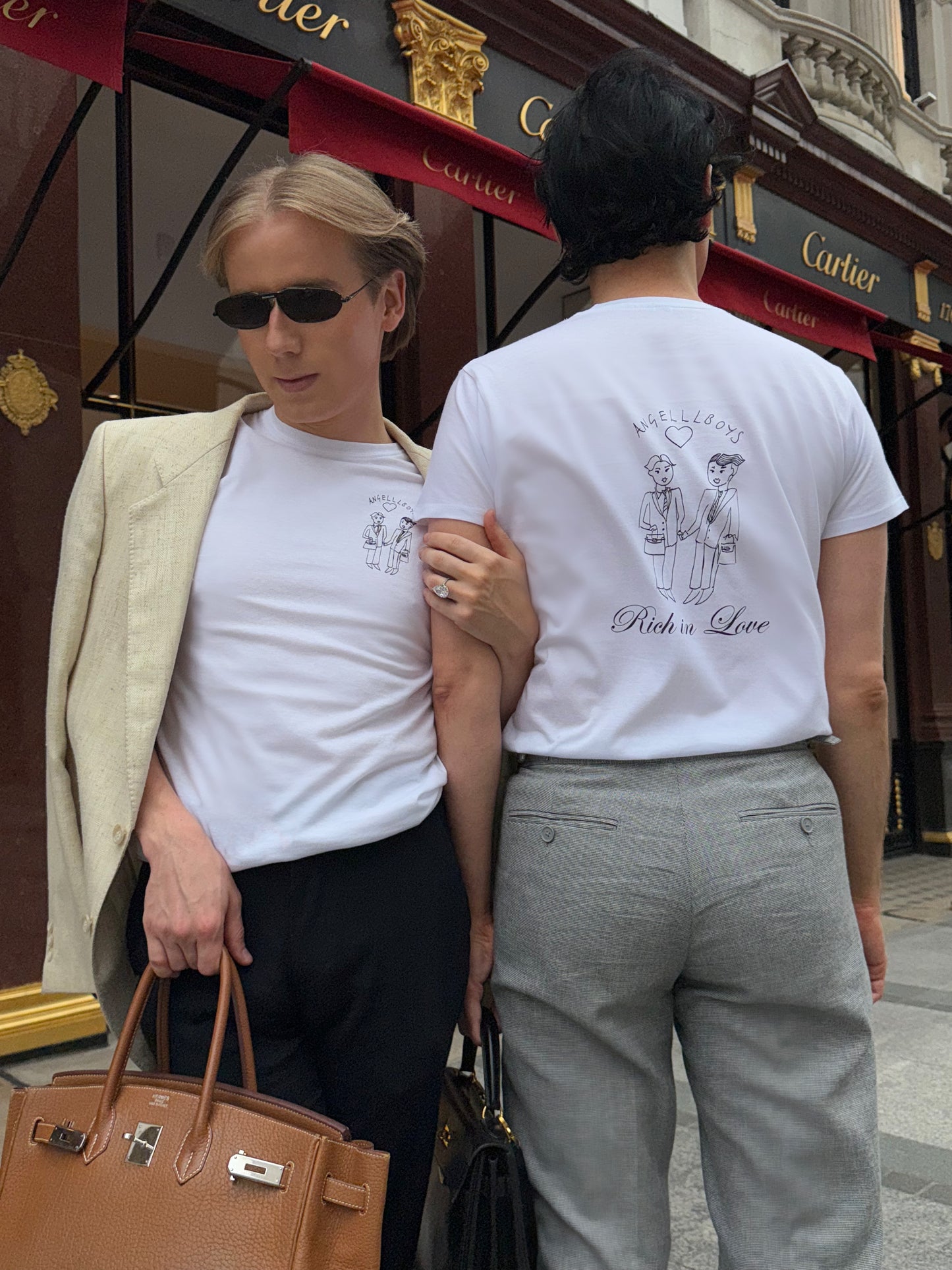 The ANGELLLBOYS Elegant T-Shirt — For Everybody in Angelic White