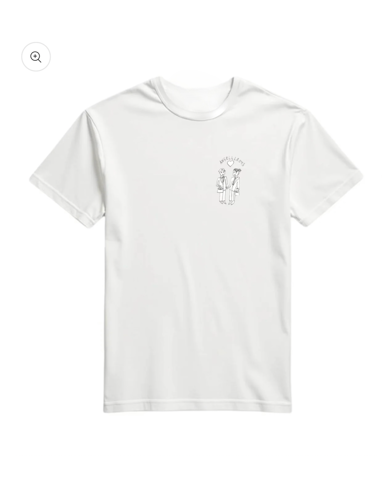The ANGELLLBOYS Elegant T-Shirt — For Everybody in Angelic White
