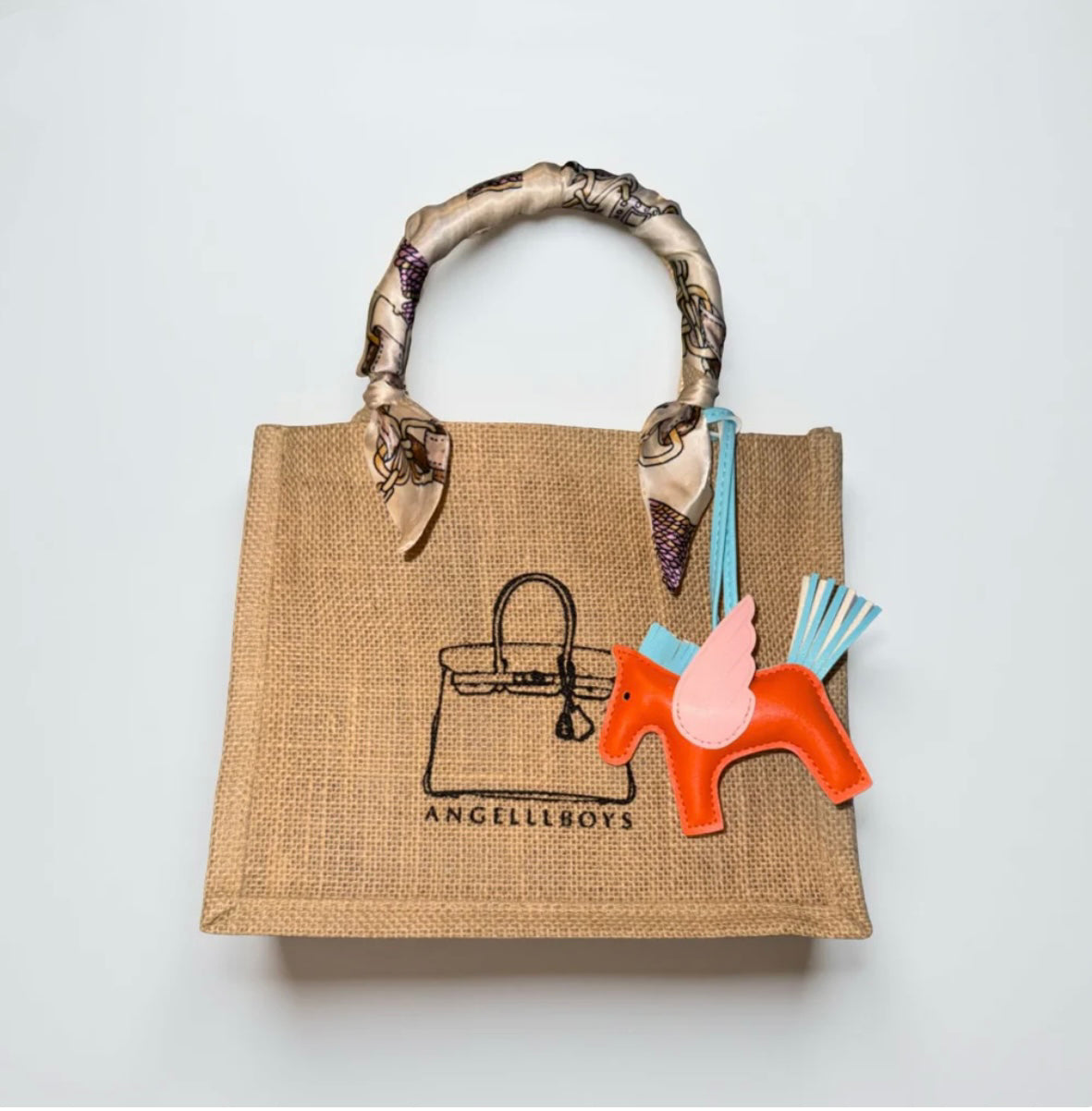 Bundle Deal: Mini Boyfriend Tote in Natural (3pcs):