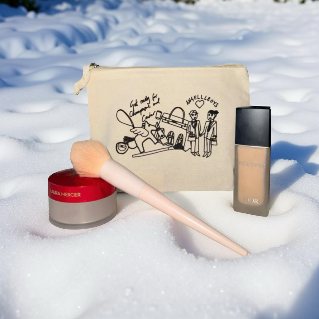 Get Ready for Champagne and Caviar Make-up & Travel Bag