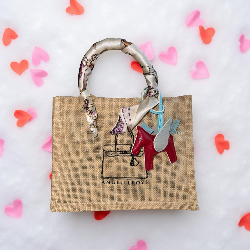 Bundle Deal: Mini Boyfriend Tote in Natural (3pcs):