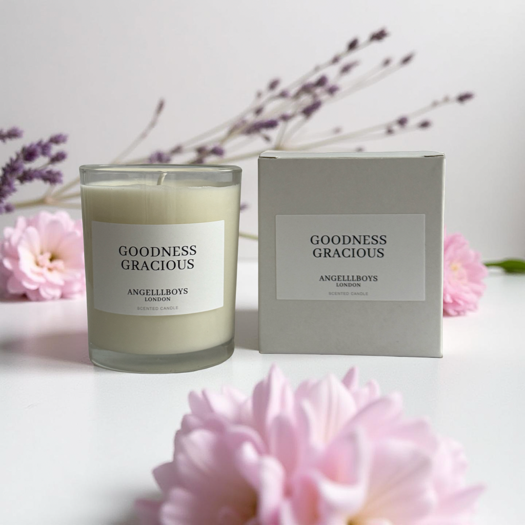 GOODNESS GRACIOUS: Scented Candle with Lavender and Geranium