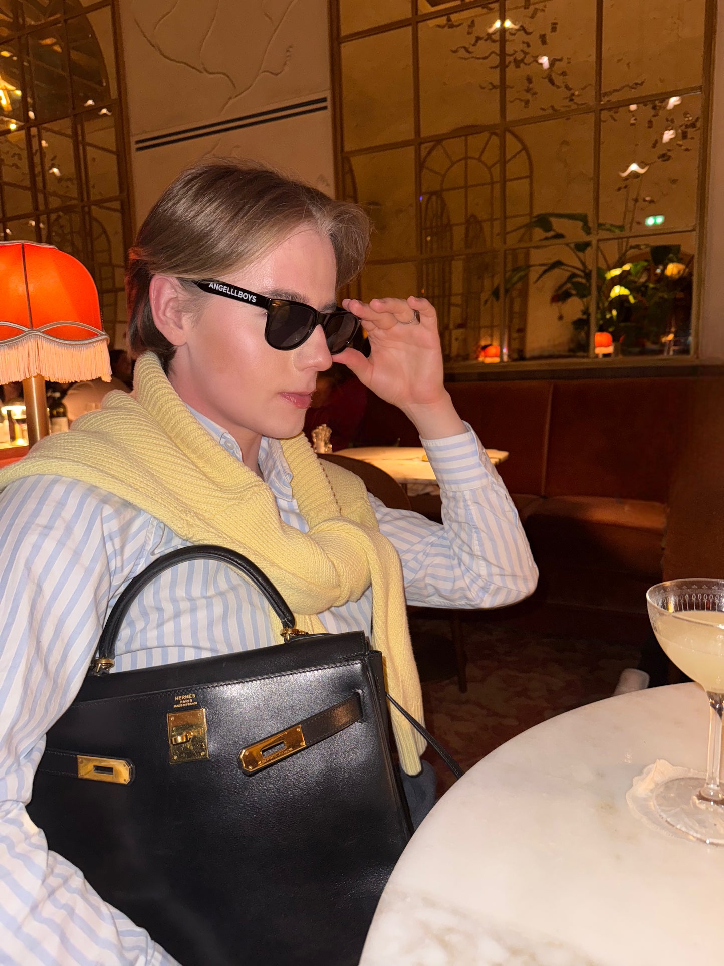 The Boyfriend Sunglasses with iconic angelllboys case
