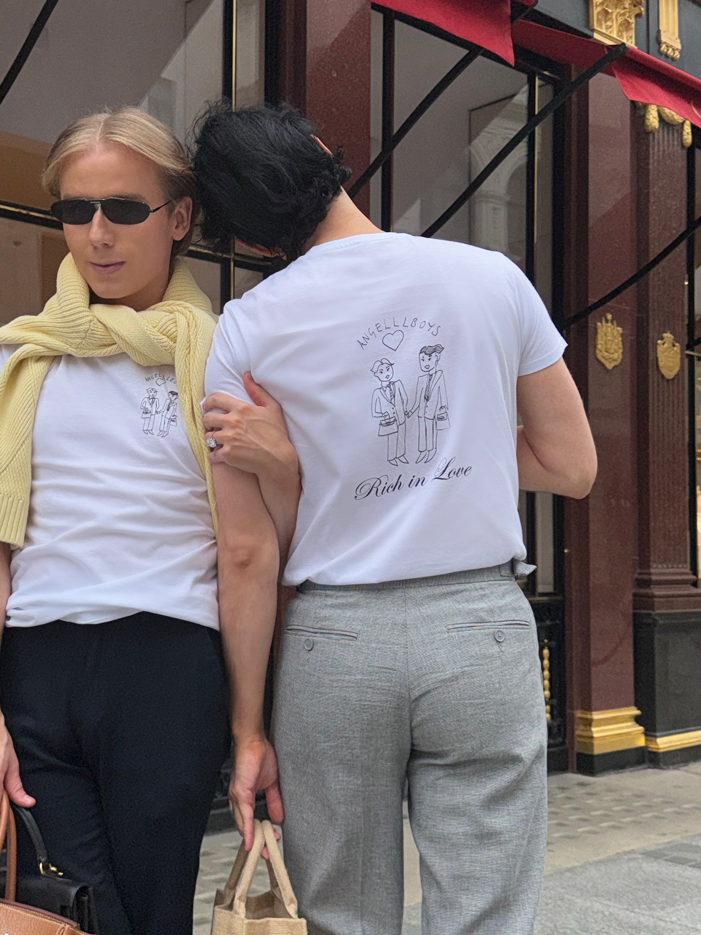 The ANGELLLBOYS Elegant T-Shirt — For Everybody in Angelic White