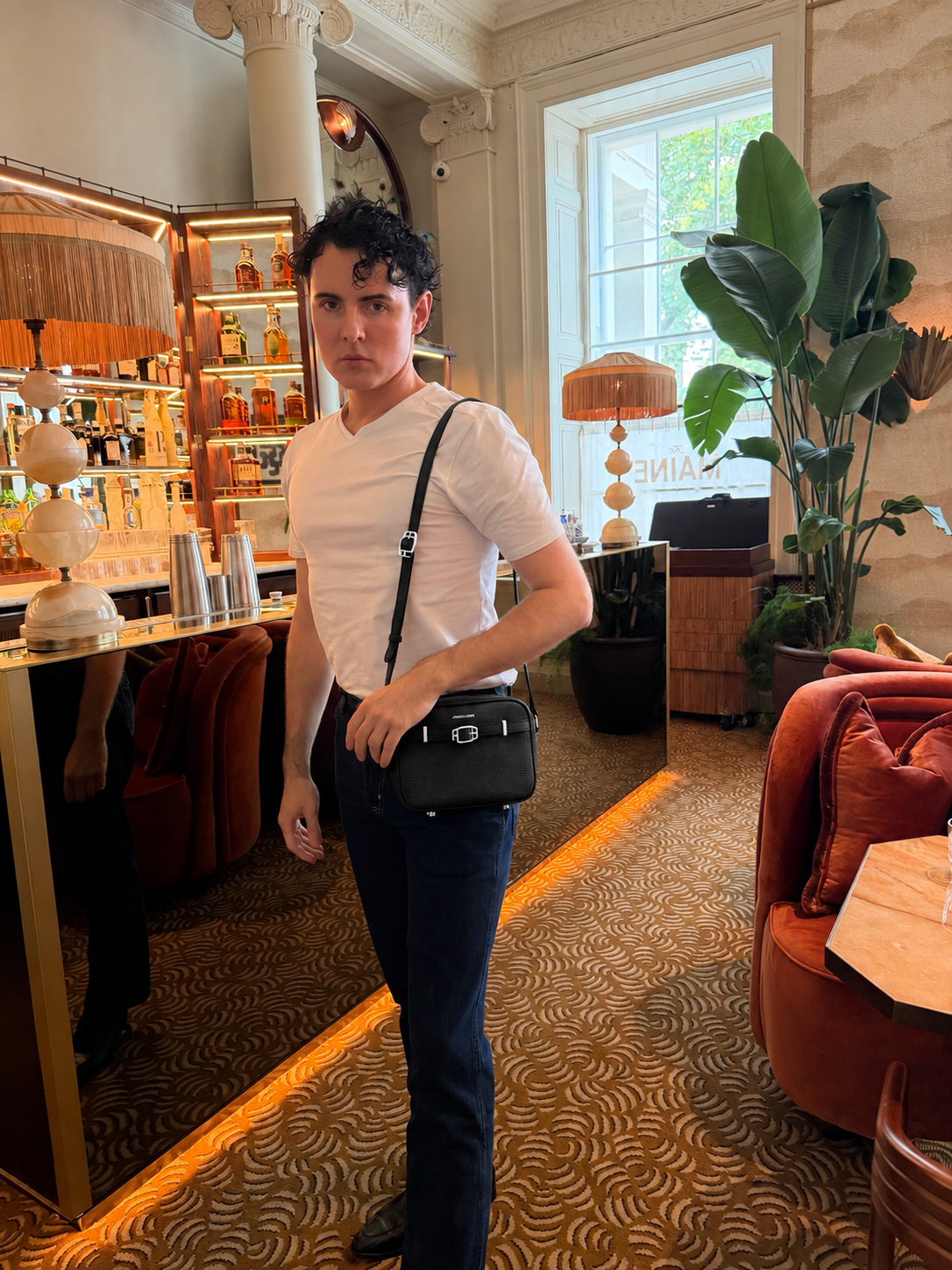Pre-order: The Mini Boyfriend Bag with Palladium Hardware