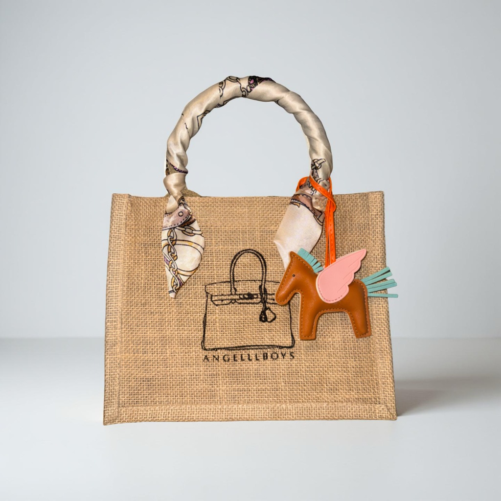 Bundle Deal: Mini Boyfriend Tote in Natural (3pcs):