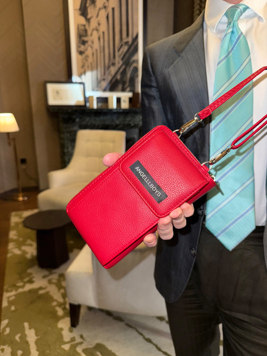 The International Jet Set Pouch in British Rose