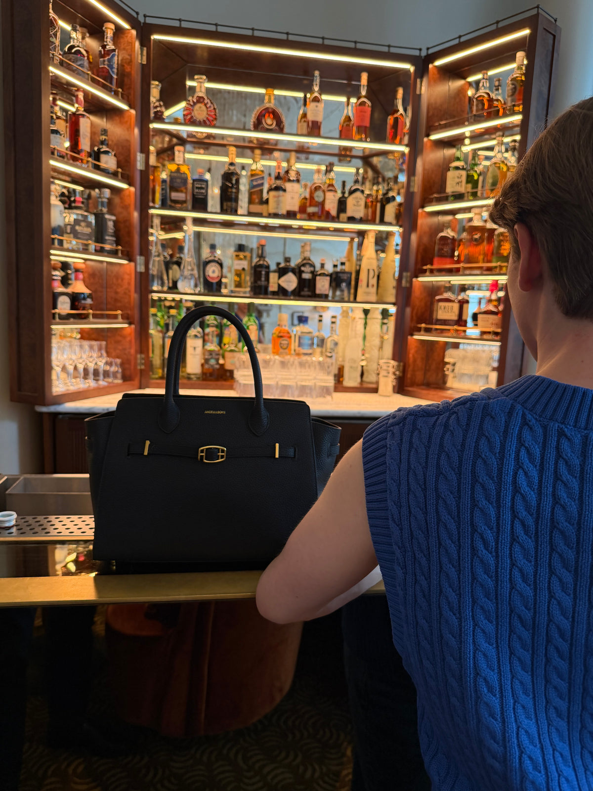 Pre-order: The Boyfriend Bag with Gold Hardware
