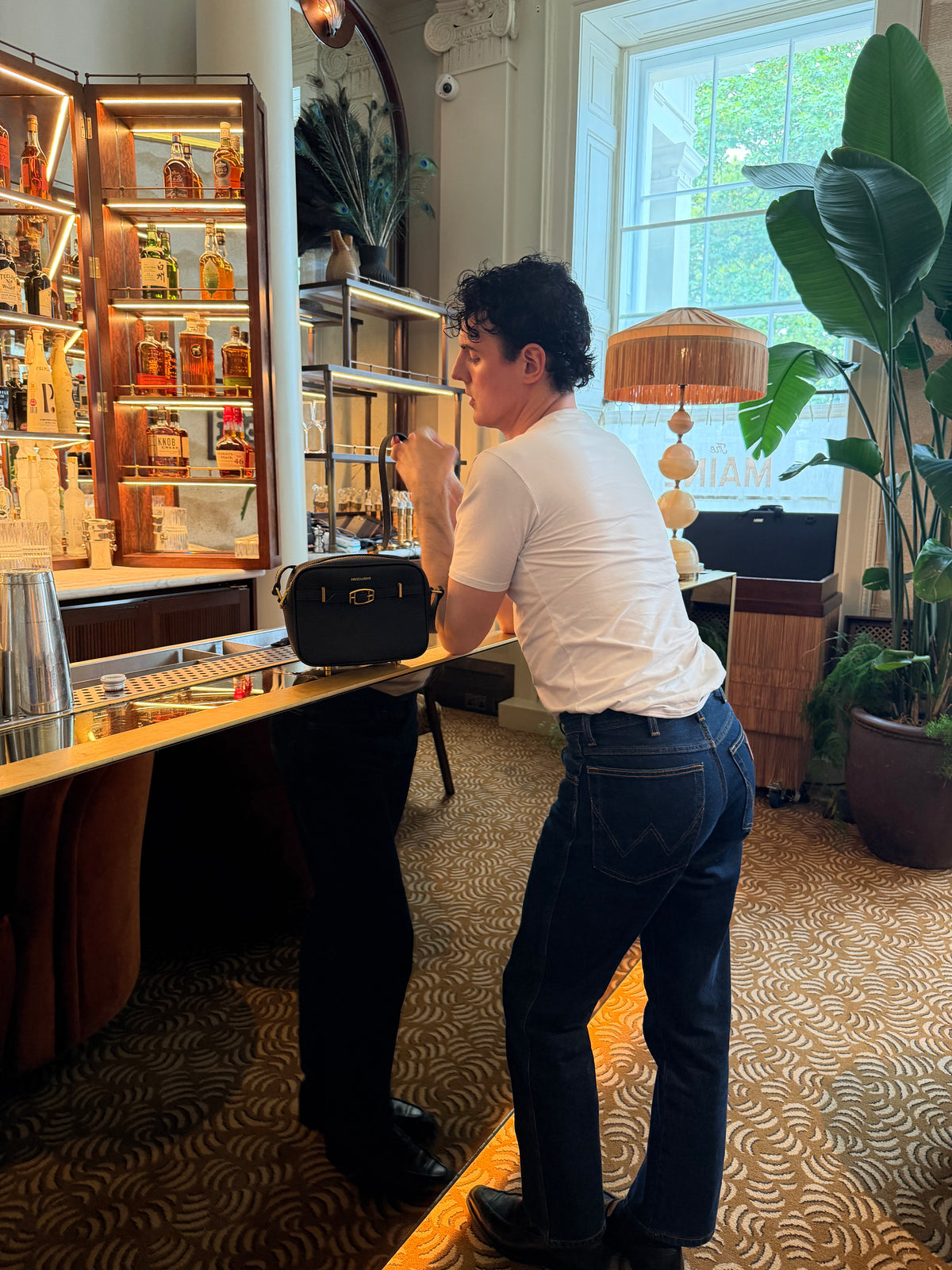 Pre-order: The Mini Boyfriend Bag with Gold Hardware