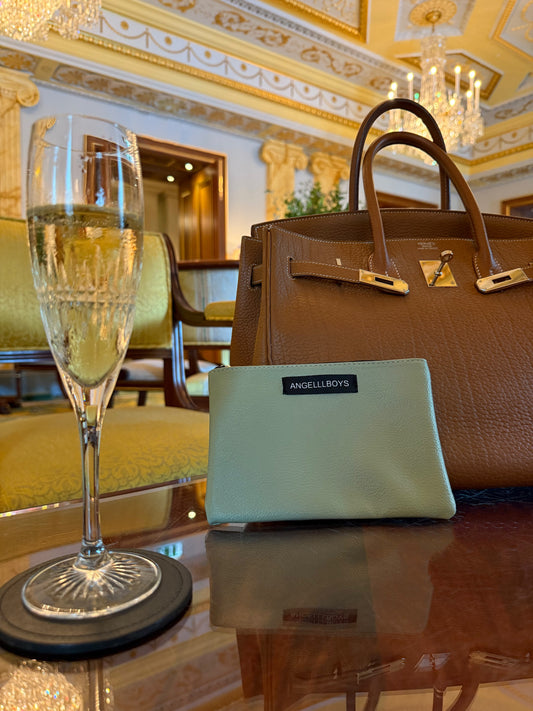 The Mini Mayfair Zip Pouch in British Gardens