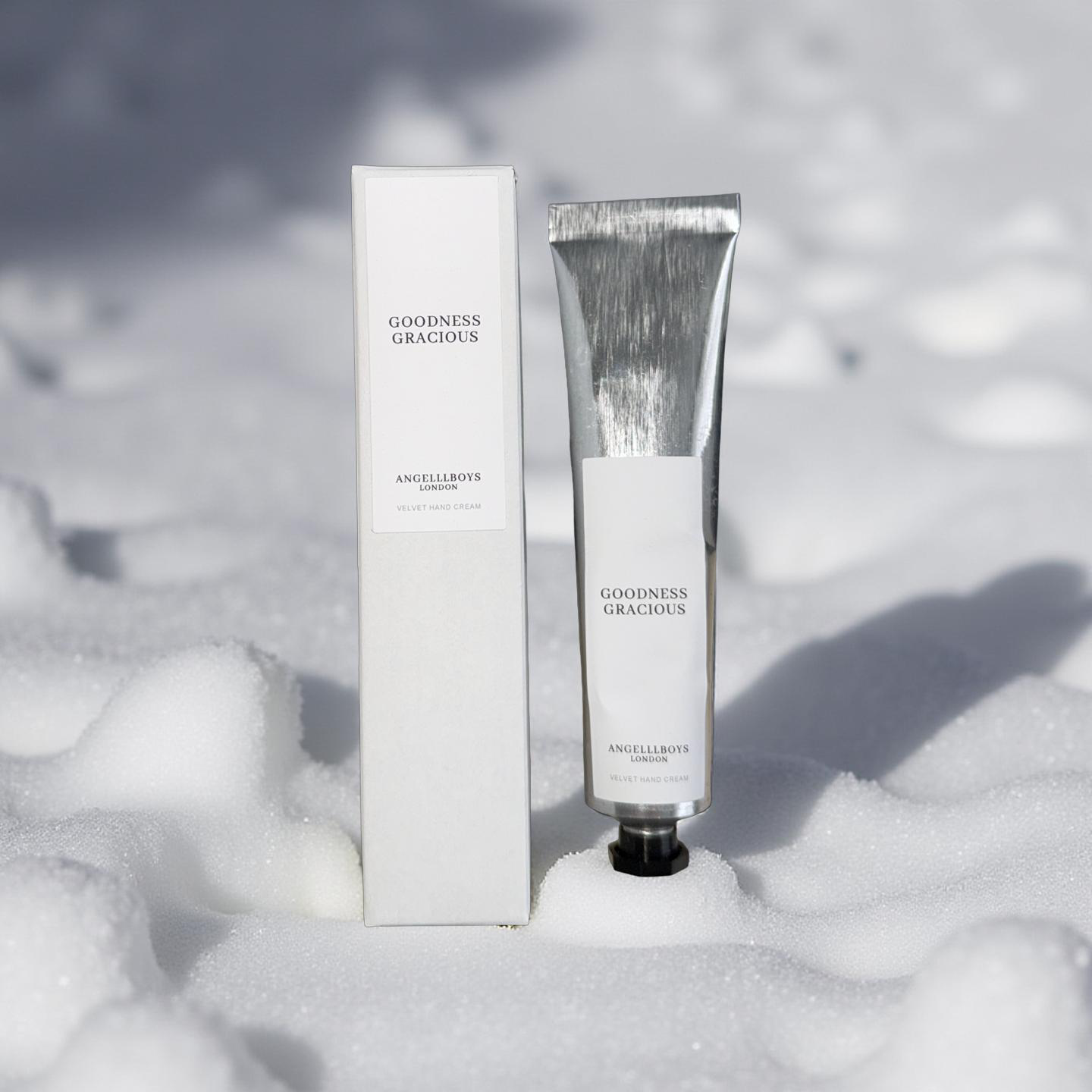 Limited Edition: GOODNESS GRACIOUS Lavender & Geranium BUNDLE DEAL 4pcs (tote bag, candle, hand cream & beauty bag)