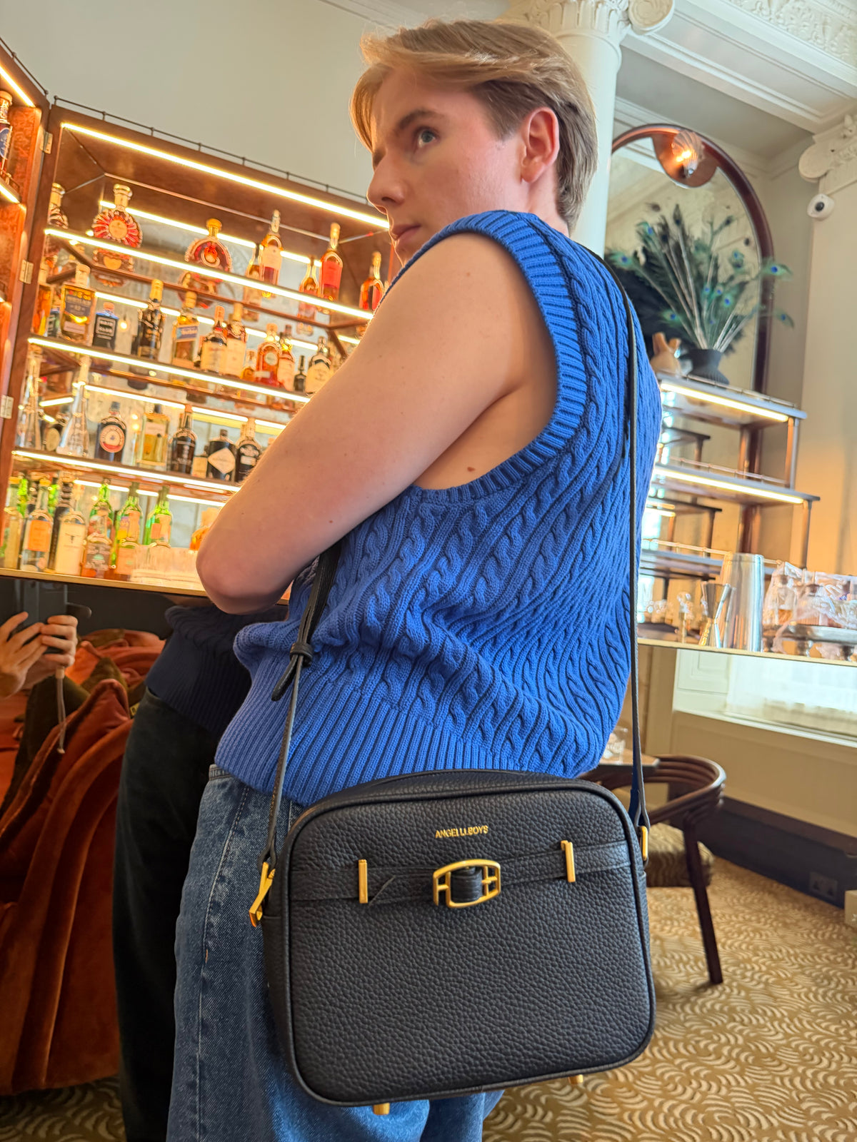 Pre-order: The Mini Boyfriend Bag with Gold Hardware