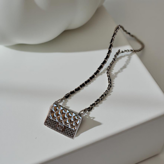 The Secret Locket Bag in Silver