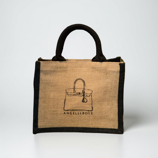 Mini Boyfriend Tote in Black
