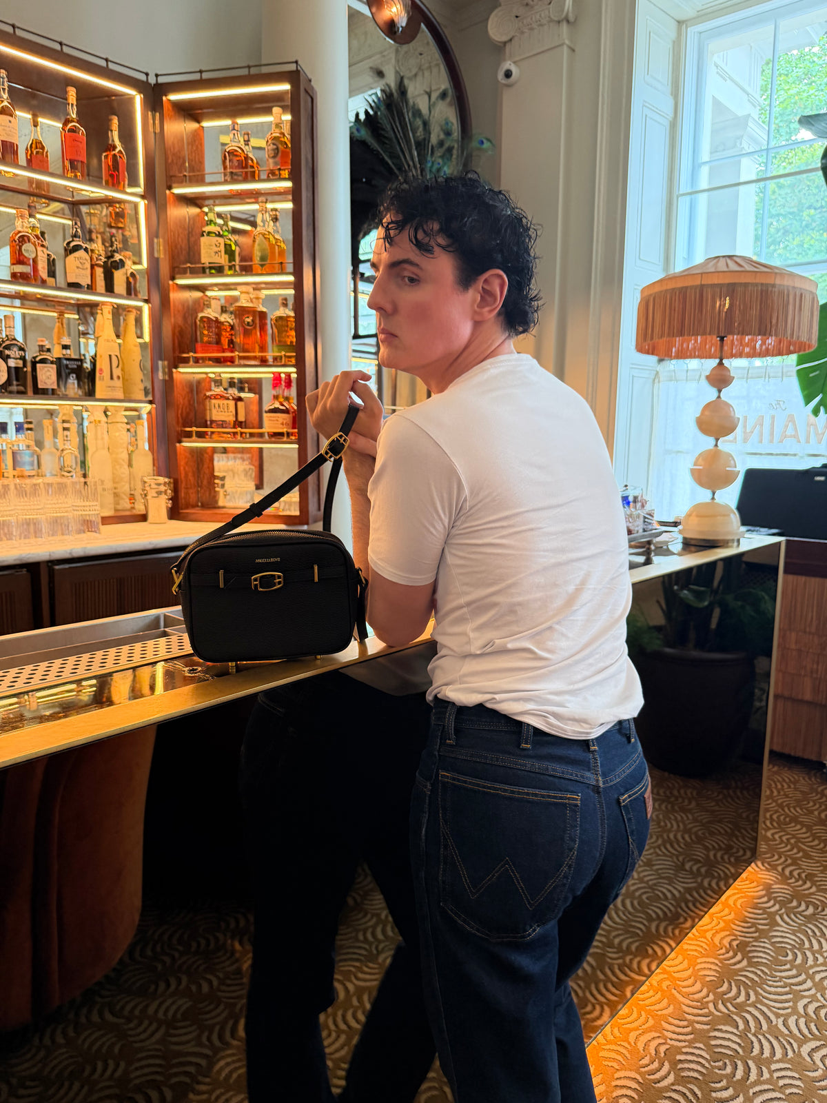 Pre-order: The Mini Boyfriend Bag with Gold Hardware