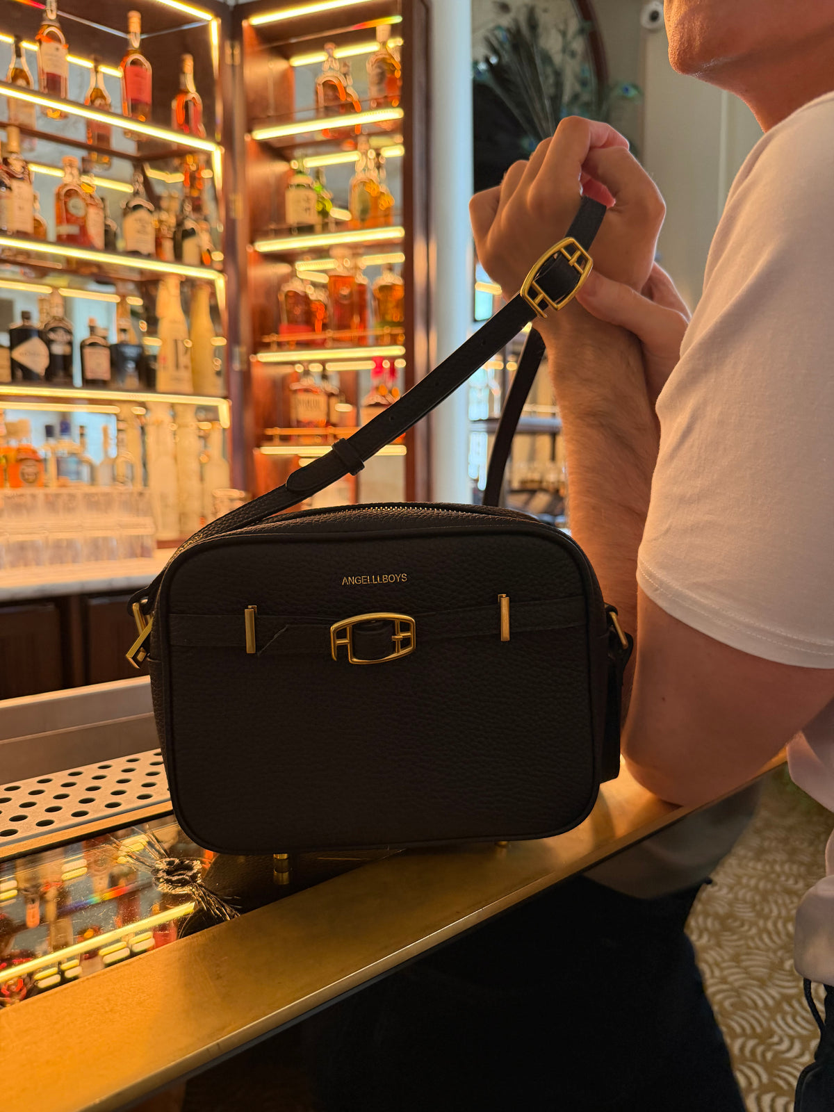 Pre-order: The Mini Boyfriend Bag with Gold Hardware