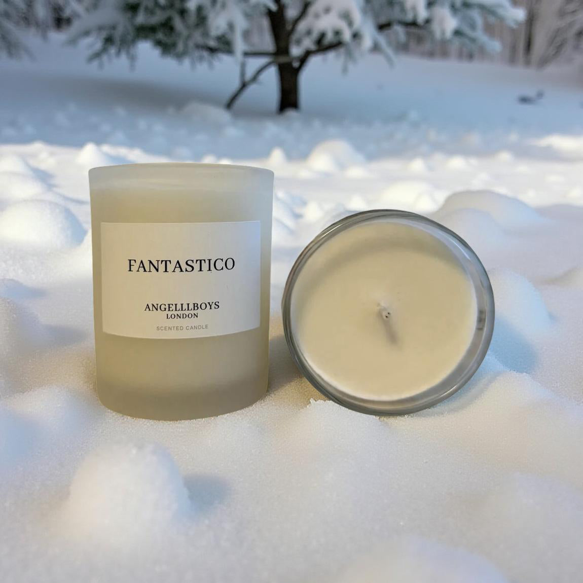 FANTASTICO:                              Scented Candle with beautiful Black Pomegranate