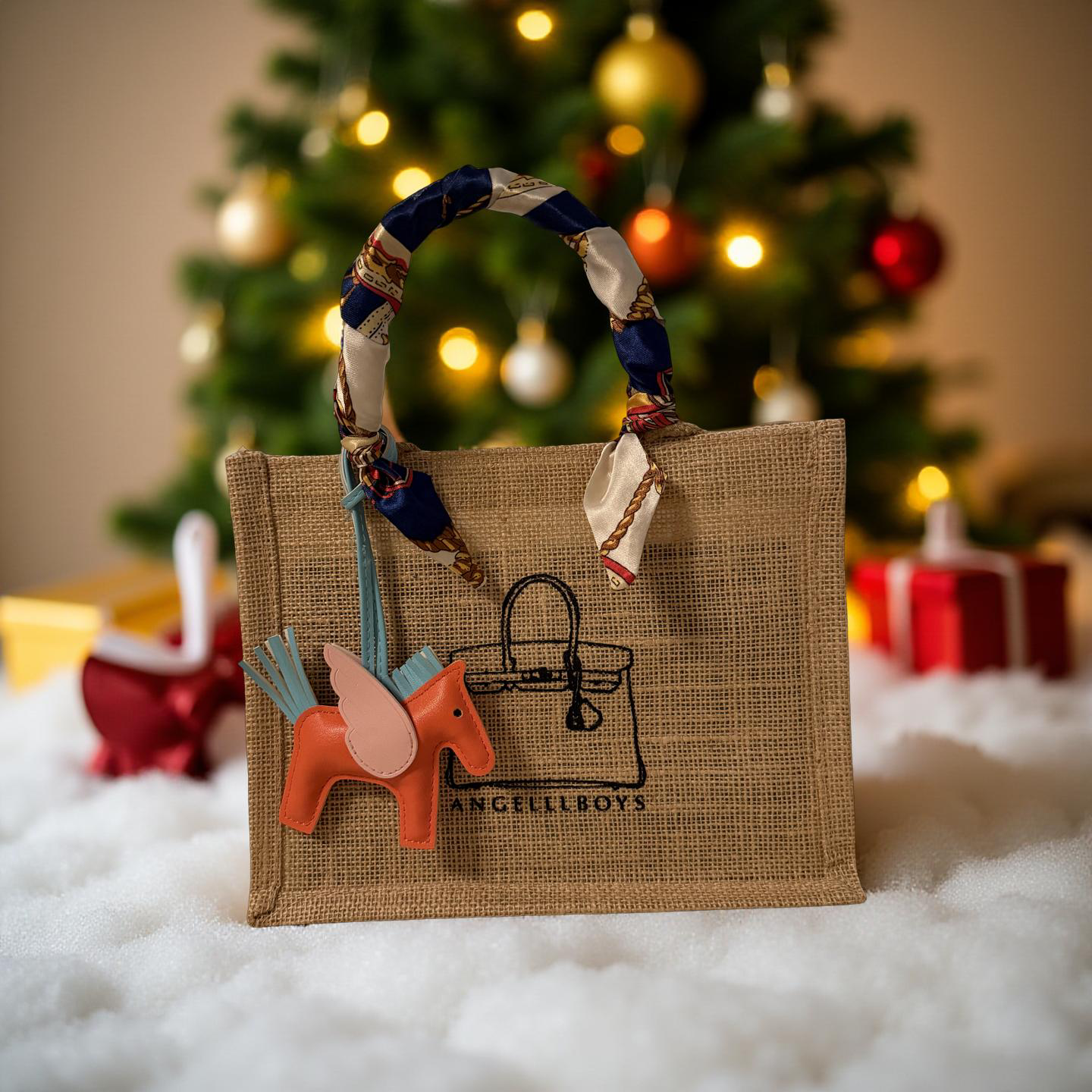 Bundle Deal: Mini Boyfriend Tote in Natural (3pcs):