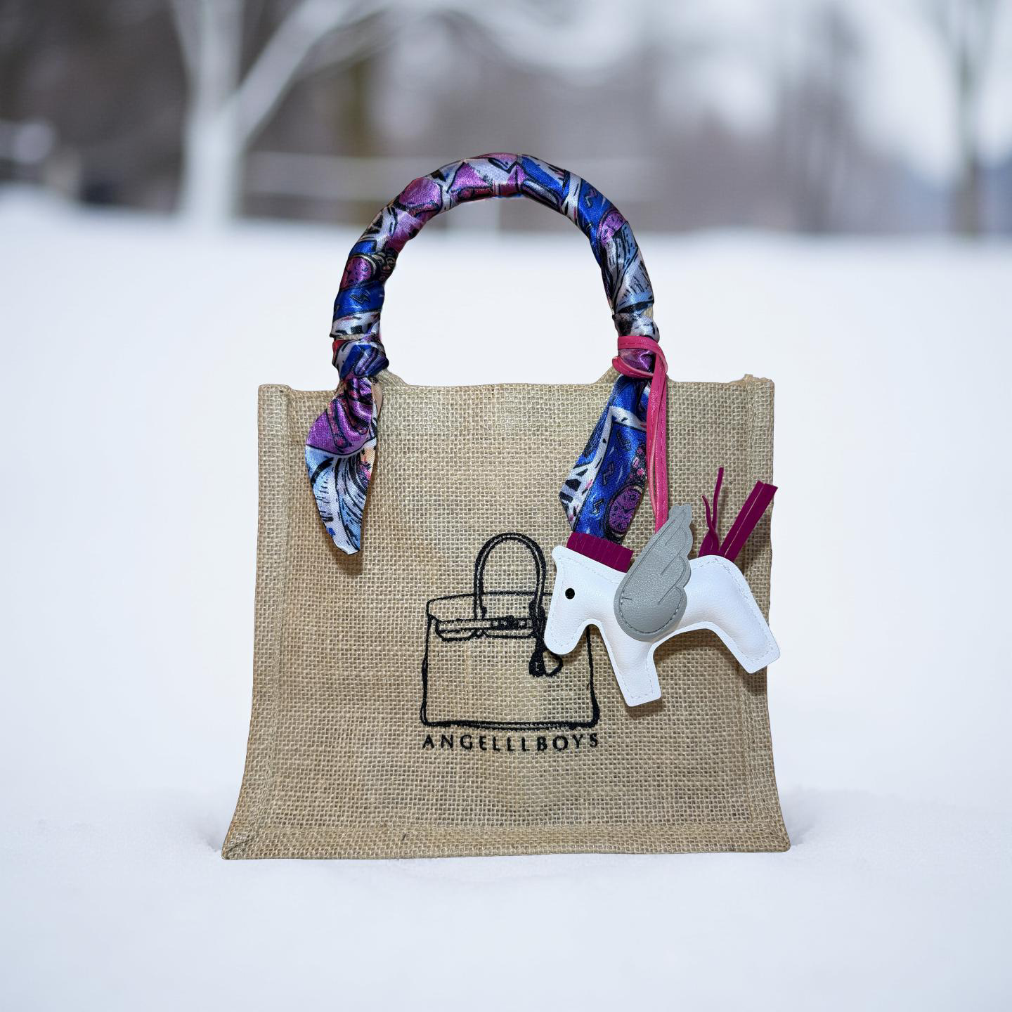 Bundle Deal: Mini Boyfriend Tote in Natural (3pcs):