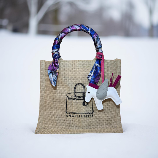 Bundle Deal: Mini Boyfriend Tote in Natural (3pcs):