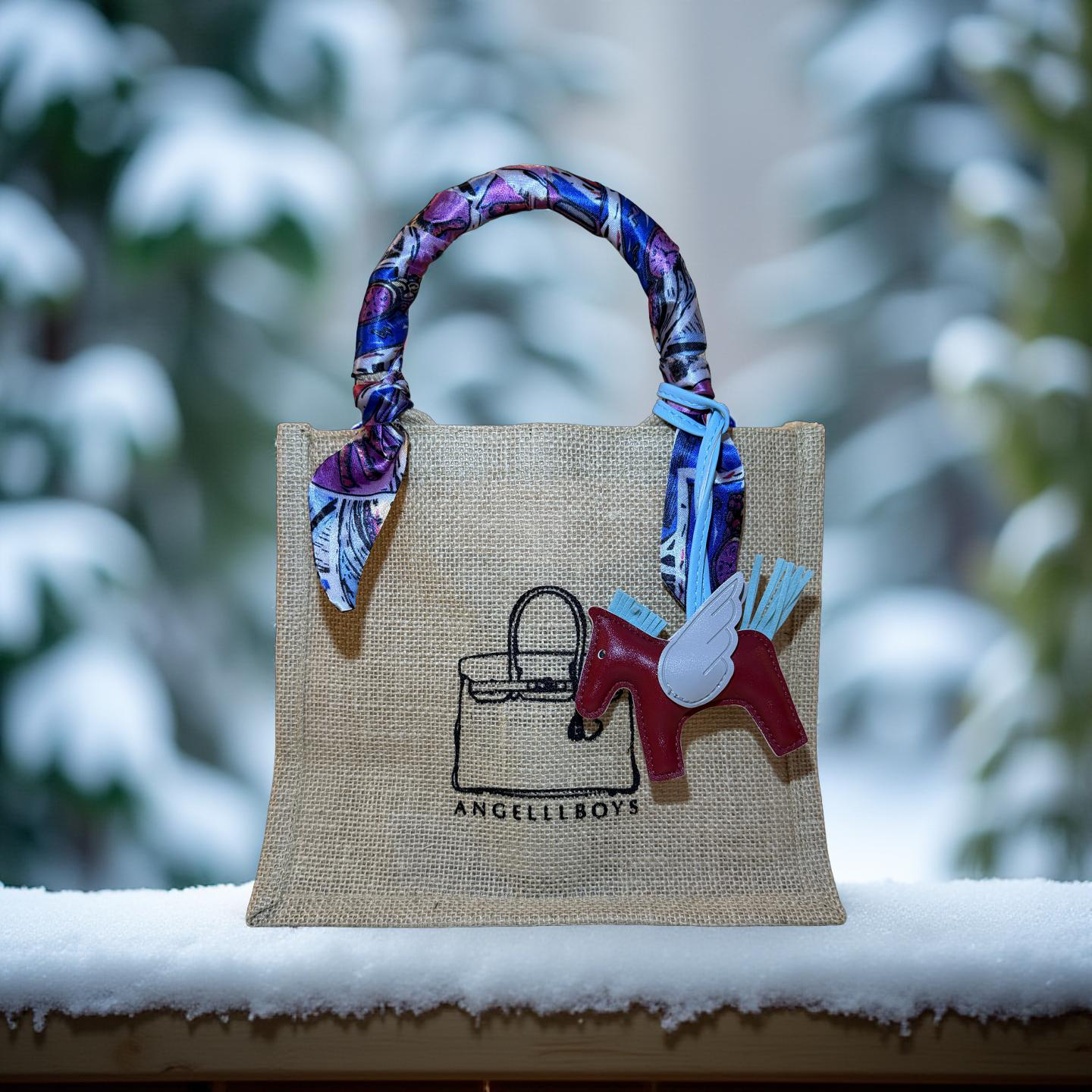 Bundle Deal: Mini Boyfriend Tote in Natural (3pcs):