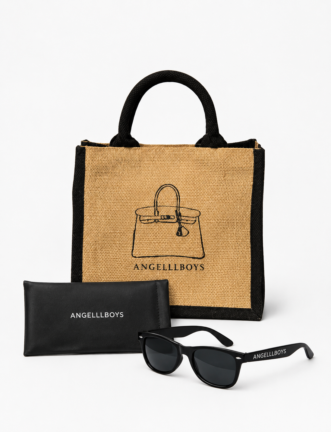 Mini Boyfriend Tote in Black