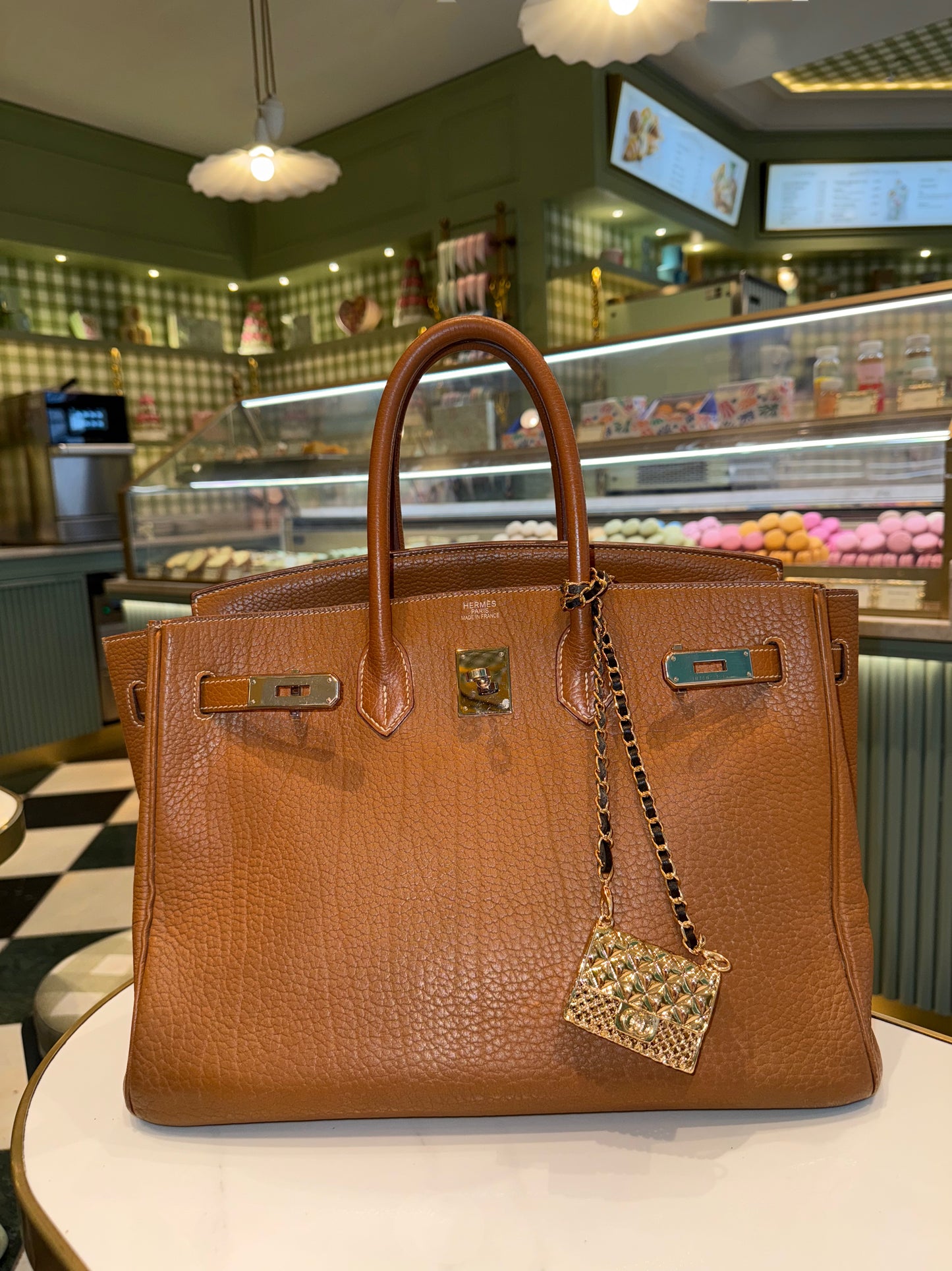 The Secret Locket Bag in Gold