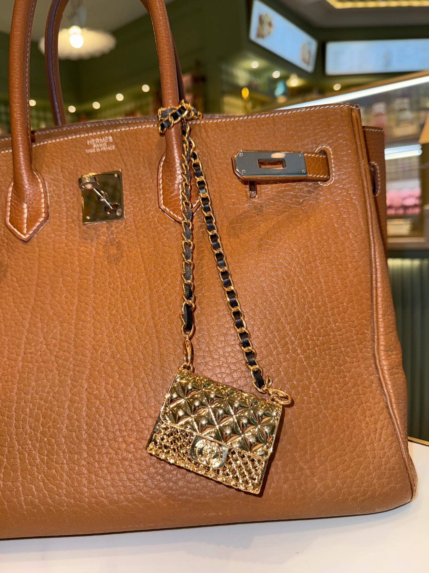 The Secret Locket Bag in Gold