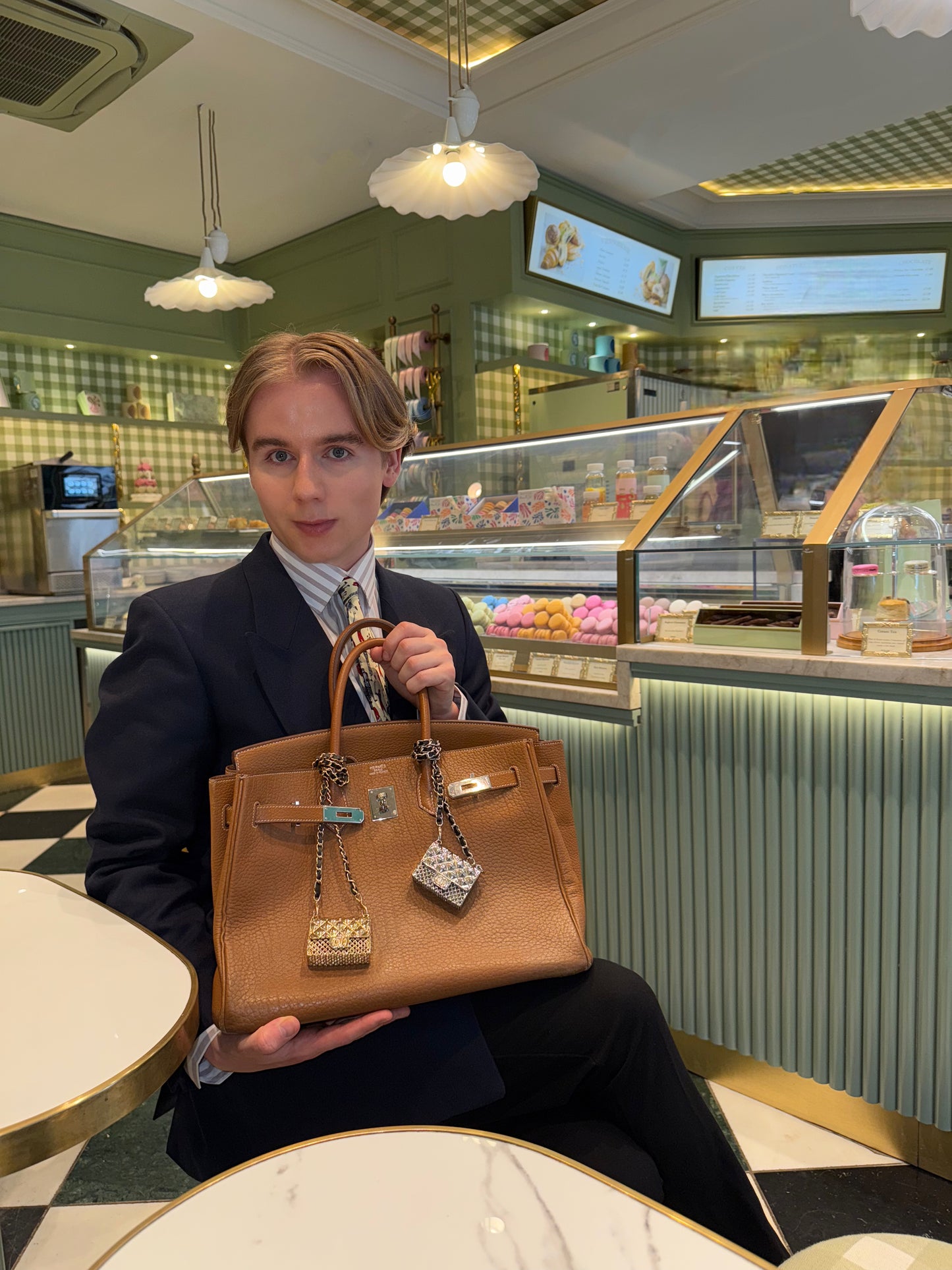 The Secret Locket Bag in Gold