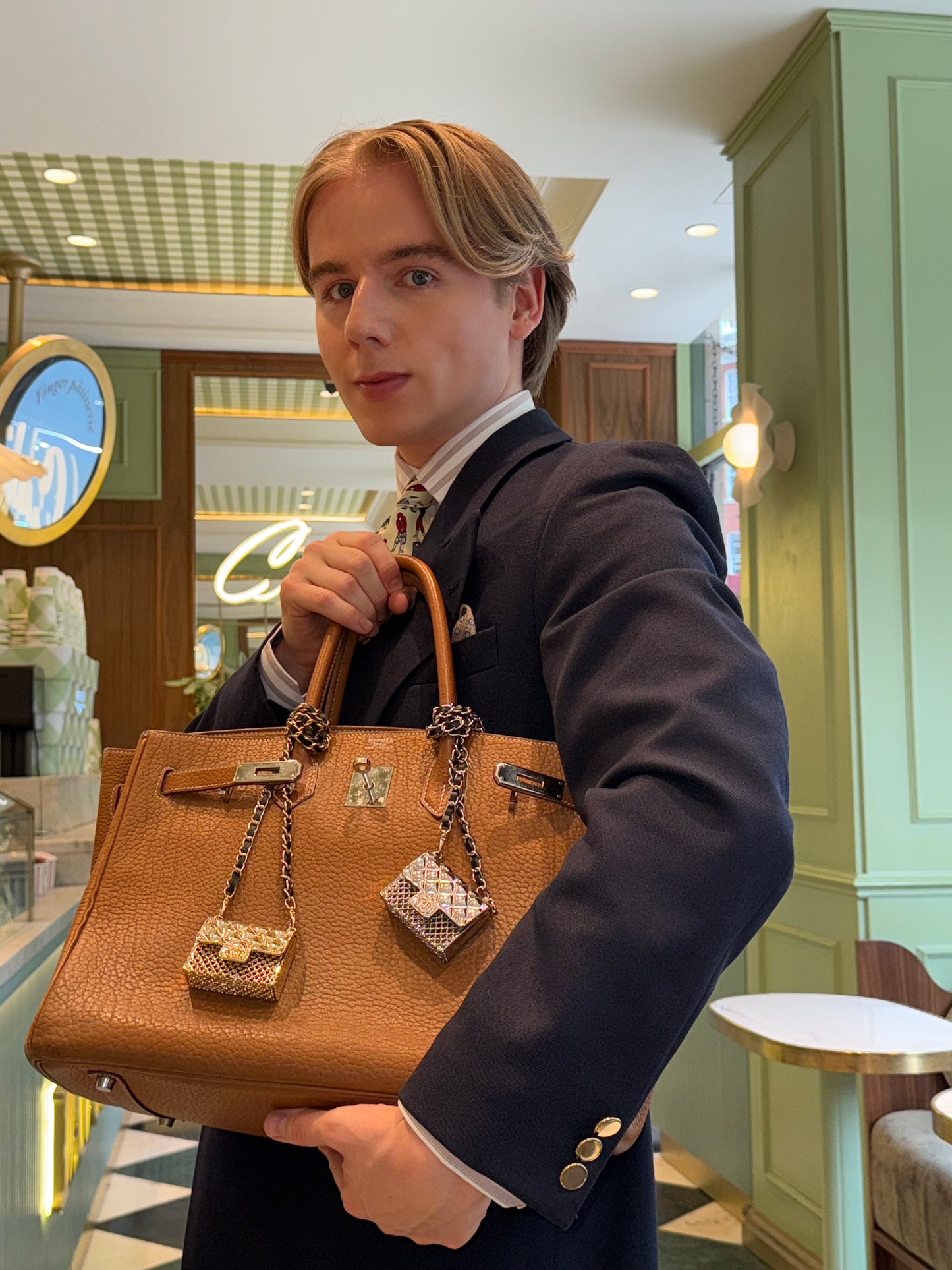 The Secret Locket Bag in Gold