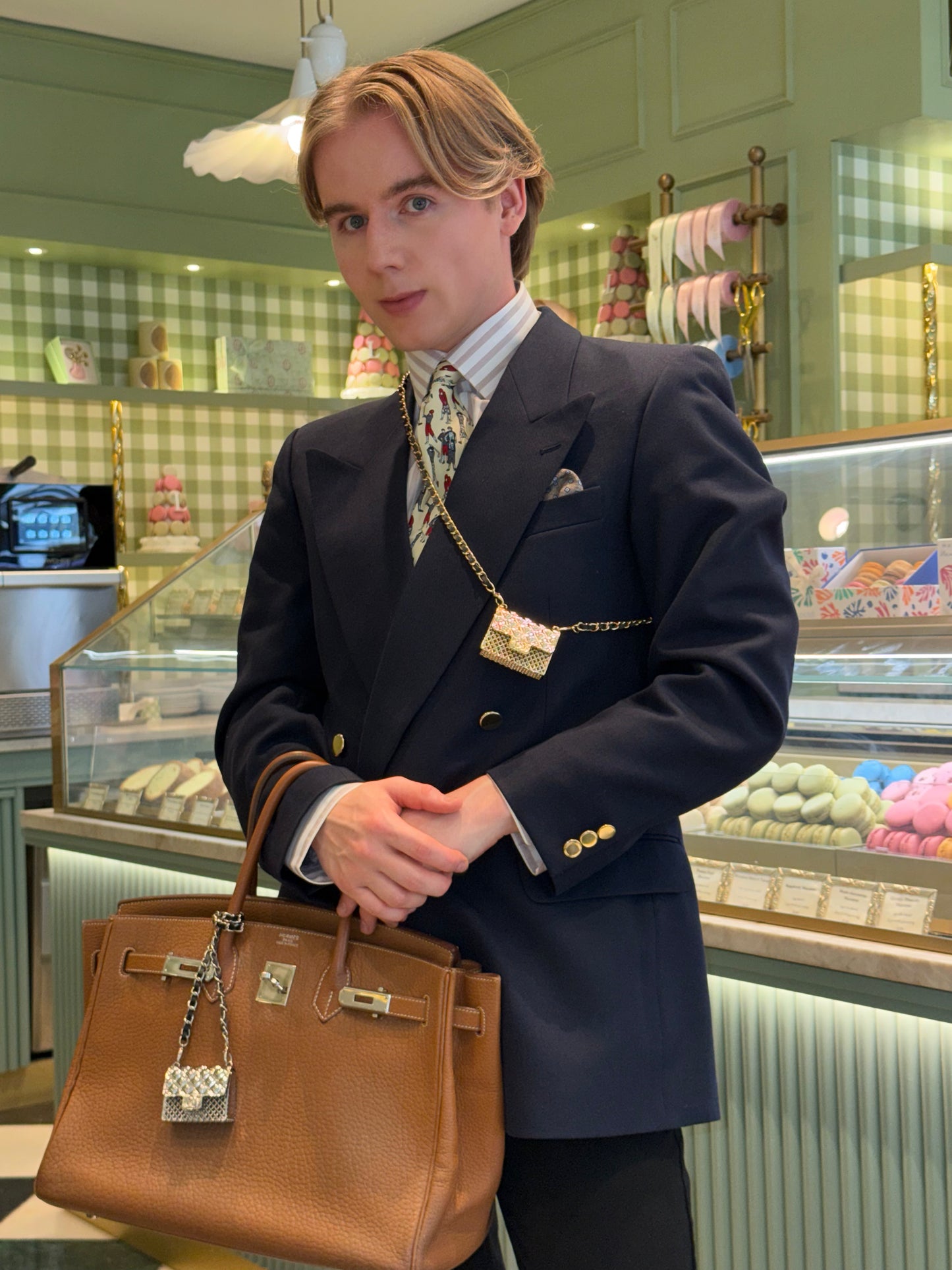The Secret Locket Bag in Gold