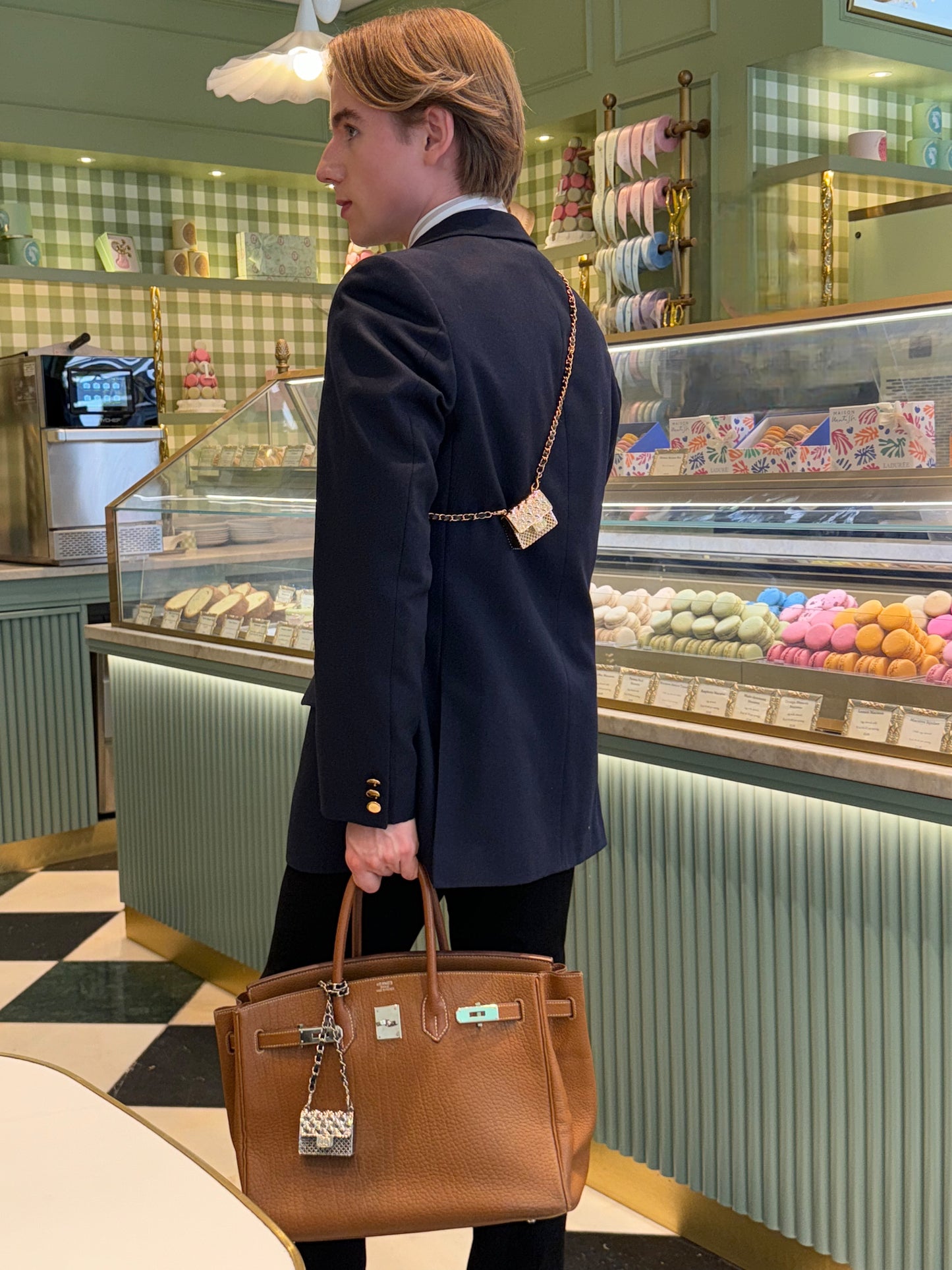 The Secret Locket Bag in Gold