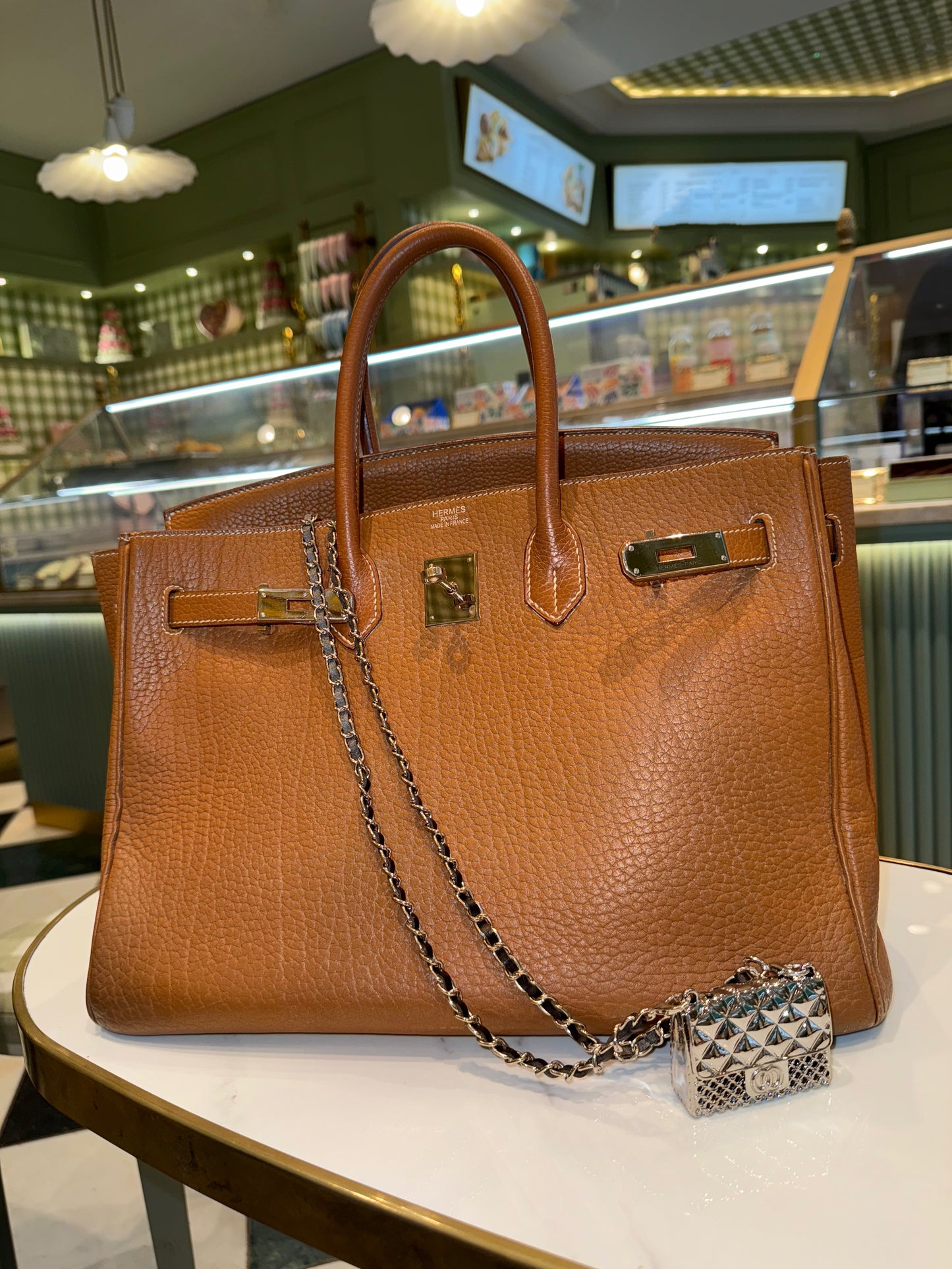 The Secret Locket Bag in Silver