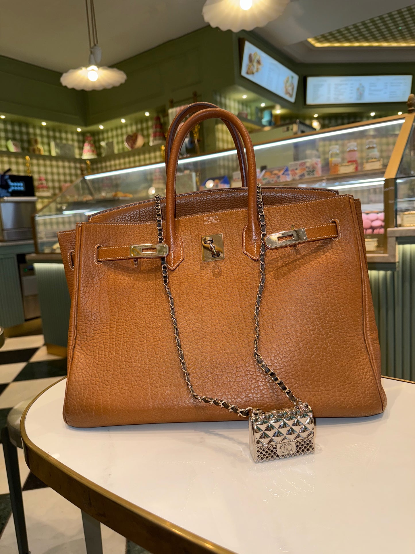 The Secret Locket Bag in Silver
