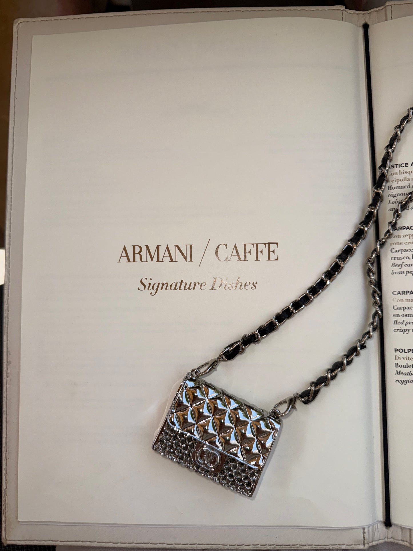 The Secret Locket Bag in Silver