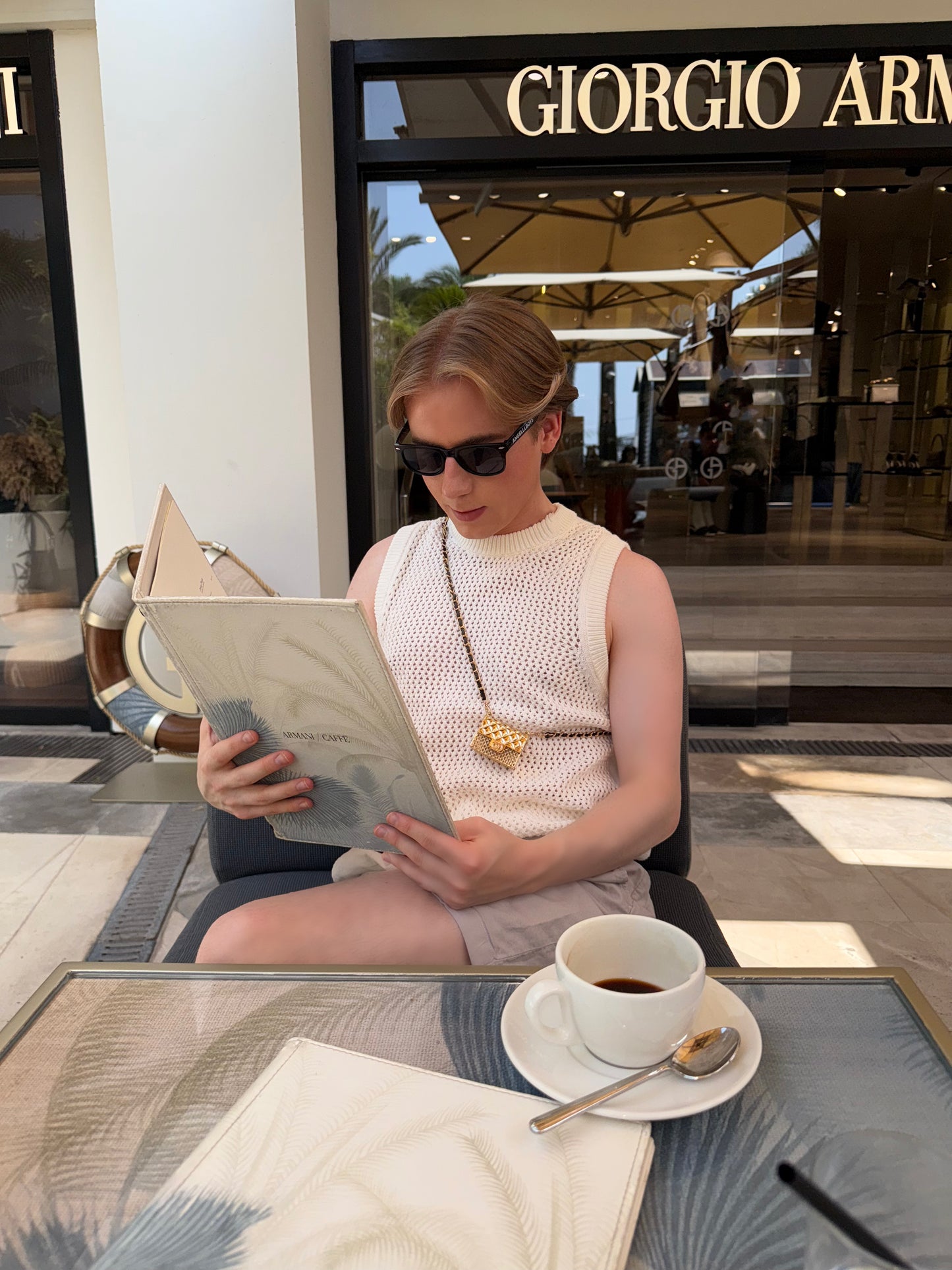 The Secret Locket Bag in Gold