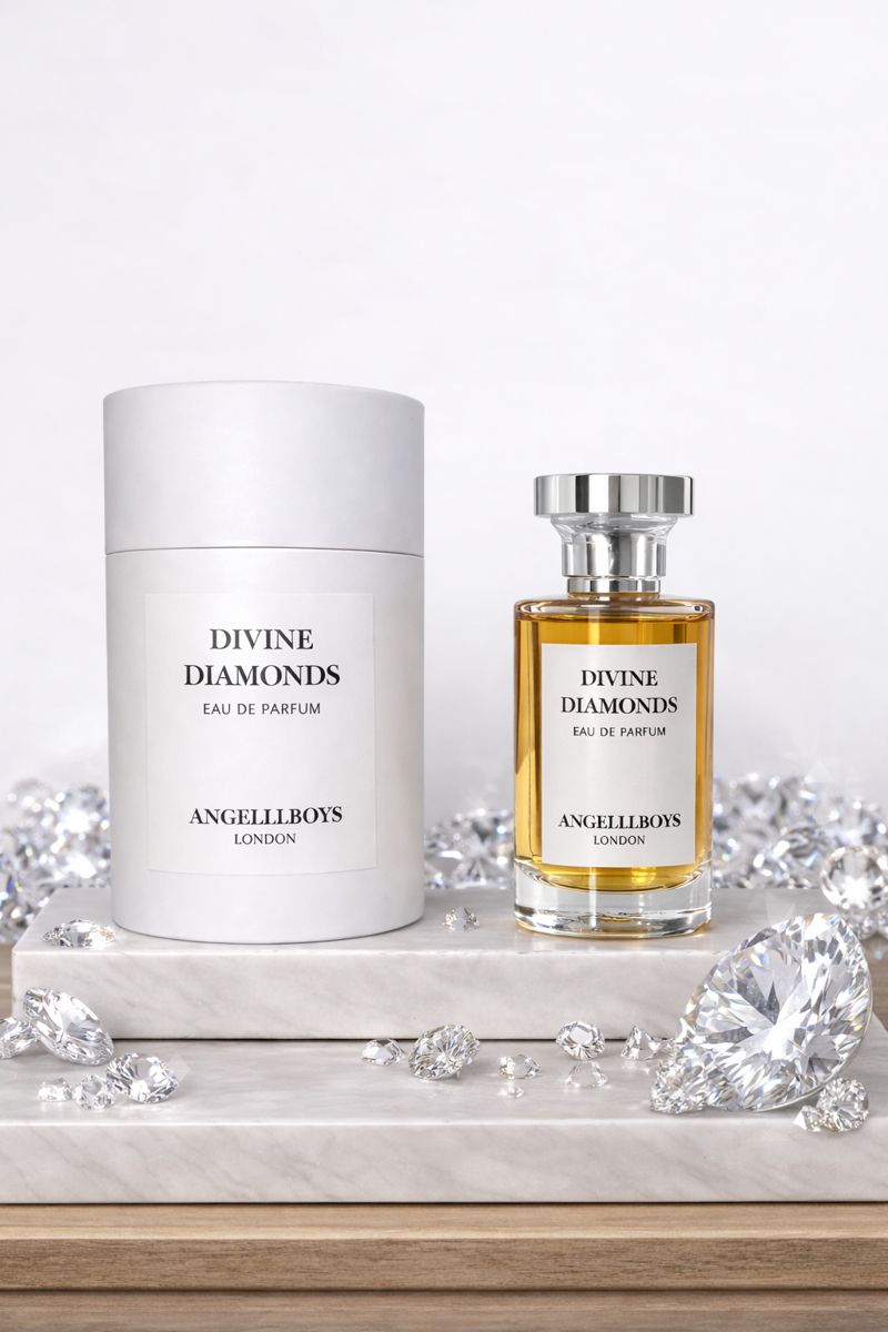 Divine Diamomds Eau De Parfum (50ml) floral-gourmand scent with notes of iris, patchouli, vanilla, and praline (it smells divine!)
