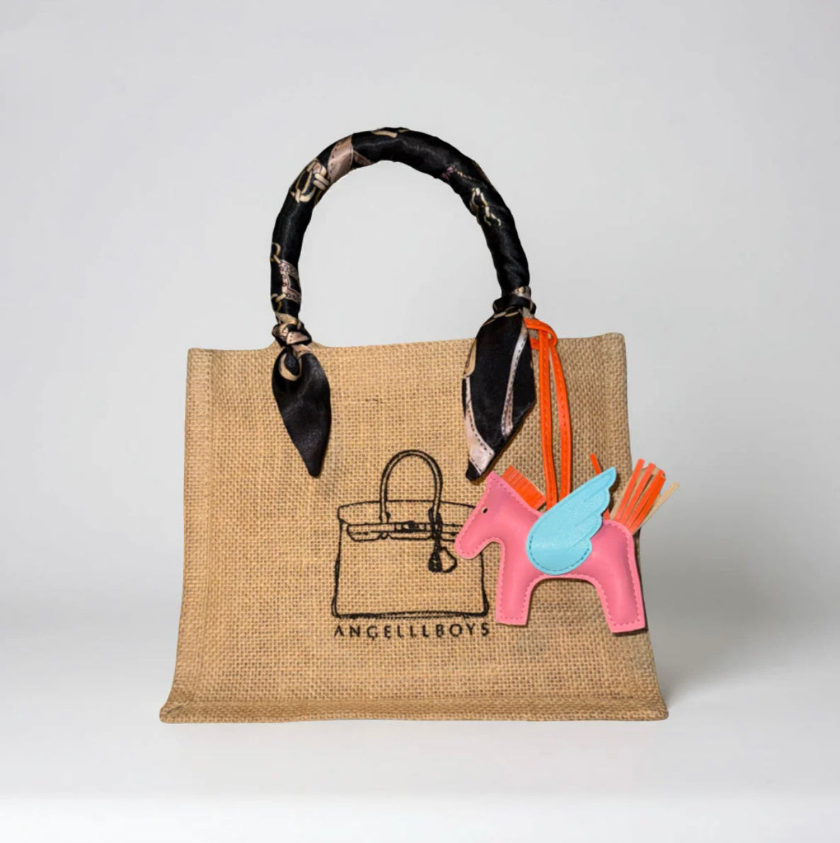 Bundle Deal: Mini Boyfriend Tote in Natural (3pcs):