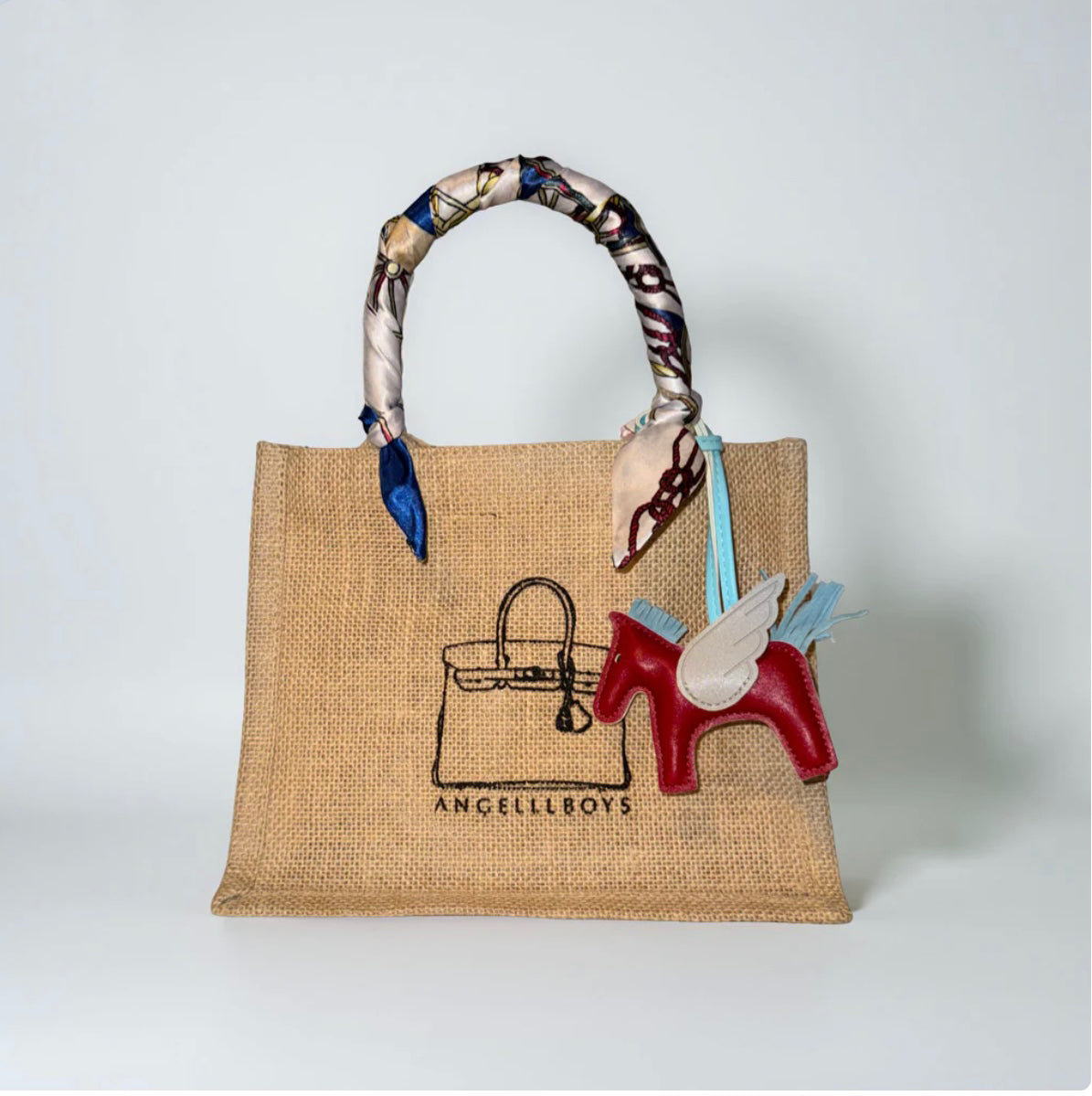 Bundle Deal: Mini Boyfriend Tote in Natural (3pcs):
