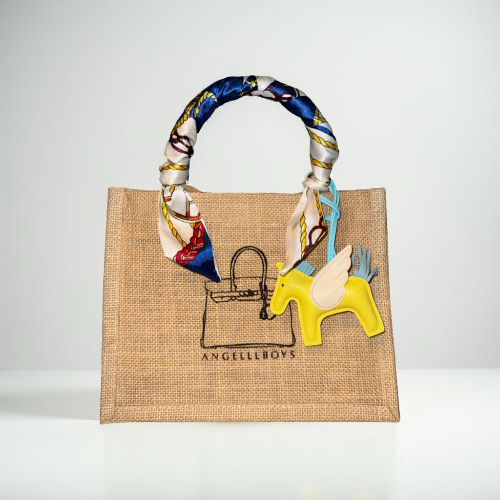 Bundle Deal: Mini Boyfriend Tote in Natural (3pcs):