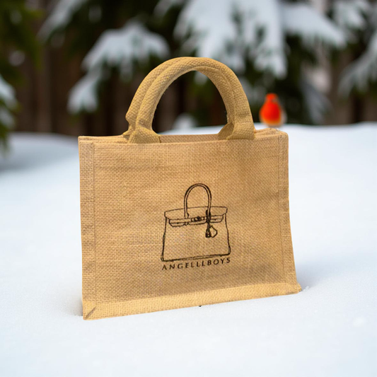 Mini Boyfriend Tote in Natural