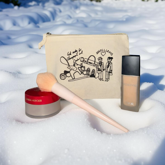 Get Ready for Champagne and Caviar Make-up & Travel Bag
